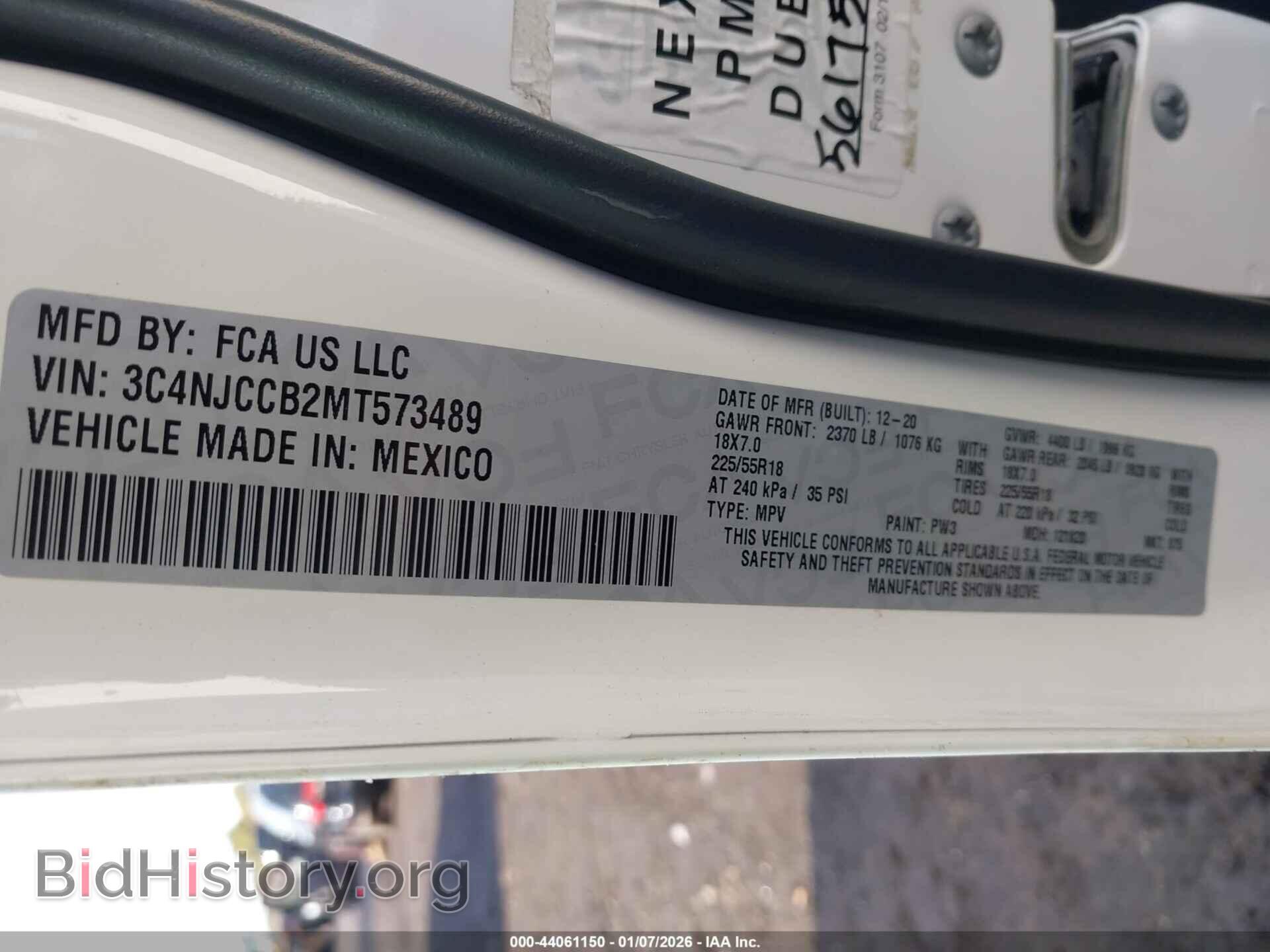 2021 JEEP COMPASS - VIN: 3C4NJCCB2MT573489 - Фото 9