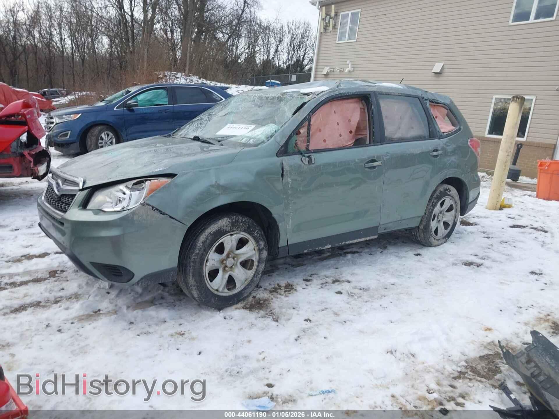 2014 SUBARU FORESTER - VIN: JF2SJAAC4EH473415 - Фото 2