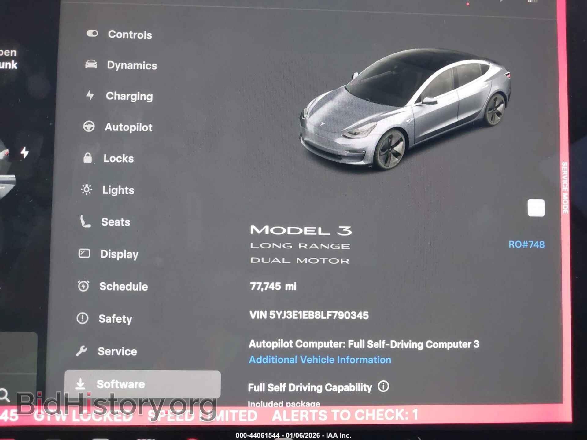2020 TESLA MODEL 3 - VIN: 5YJ3E1EB8LF790345 - Фото 7