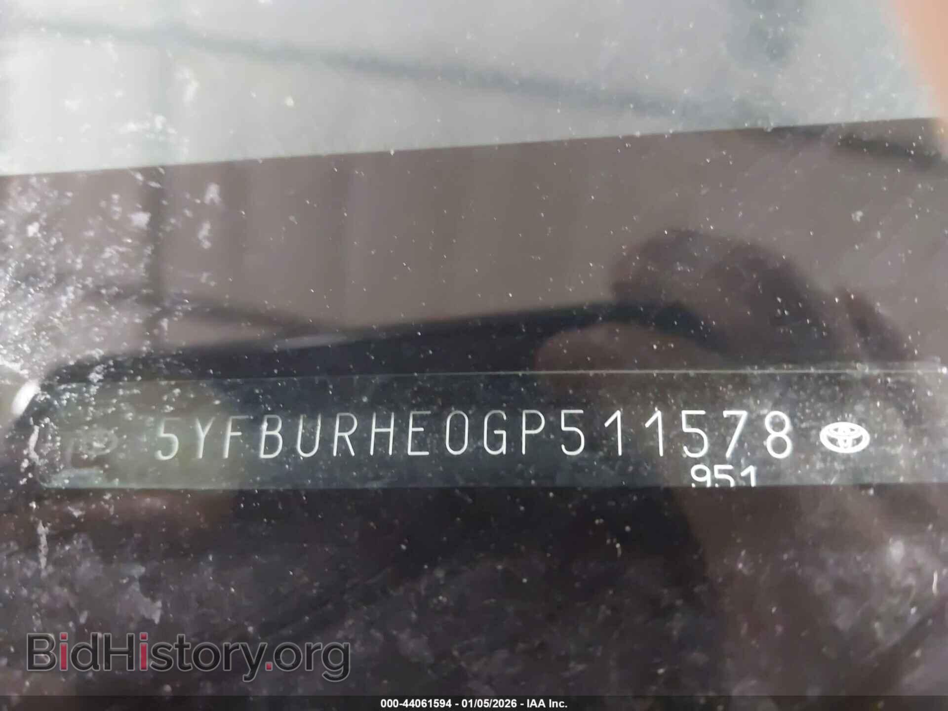 2016 TOYOTA COROLLA - VIN: 5YFBURHE0GP511578 - Фото 9