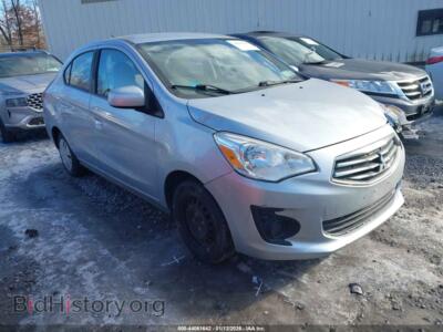 2019 Mitsubishi MIRAGE G4 ES, серебристый — VIN ML32F3FJ5KHF00271, IAAI