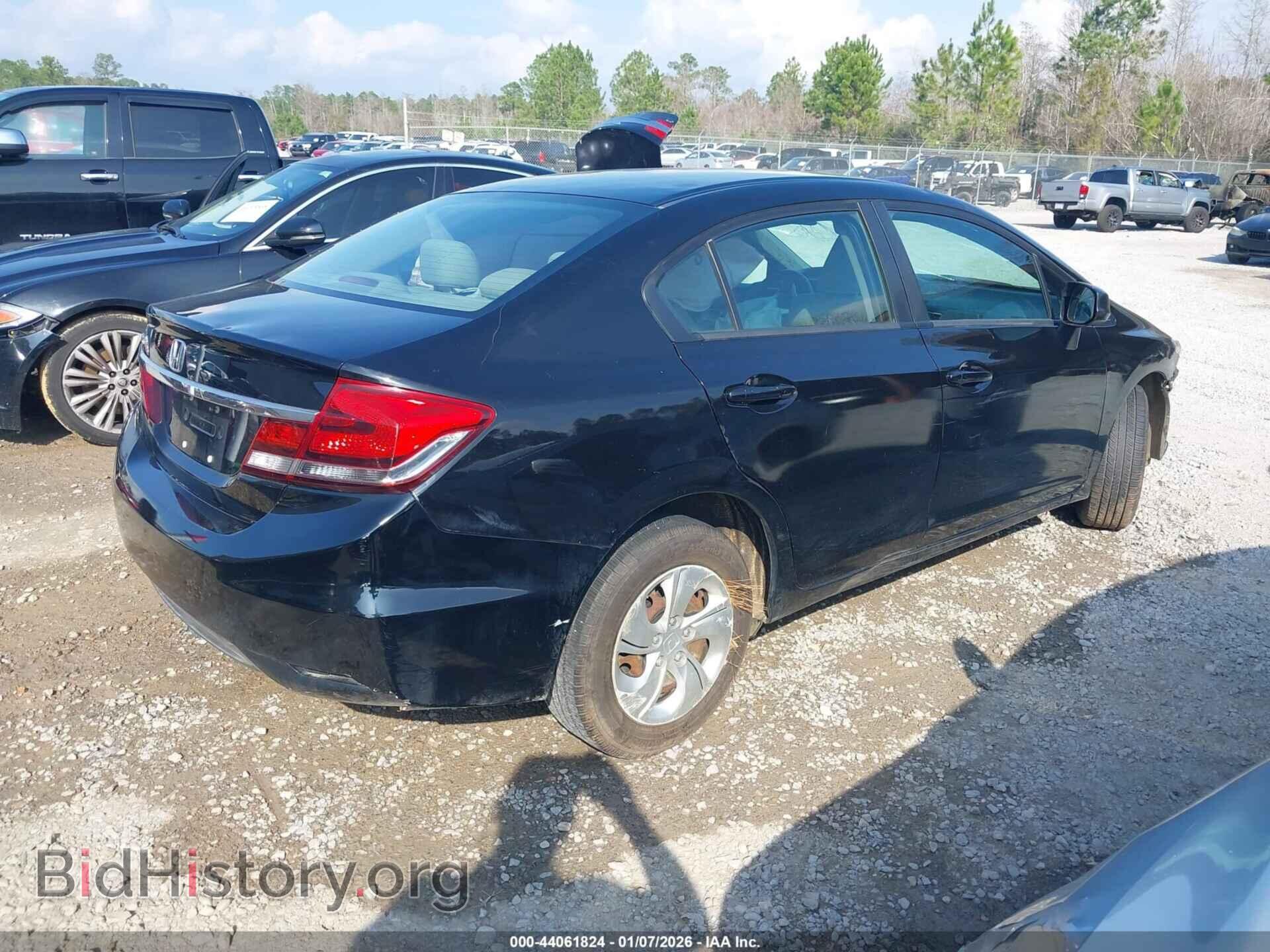2013 HONDA CIVIC - VIN: 19XFB2F51DE238696 - Фото 4