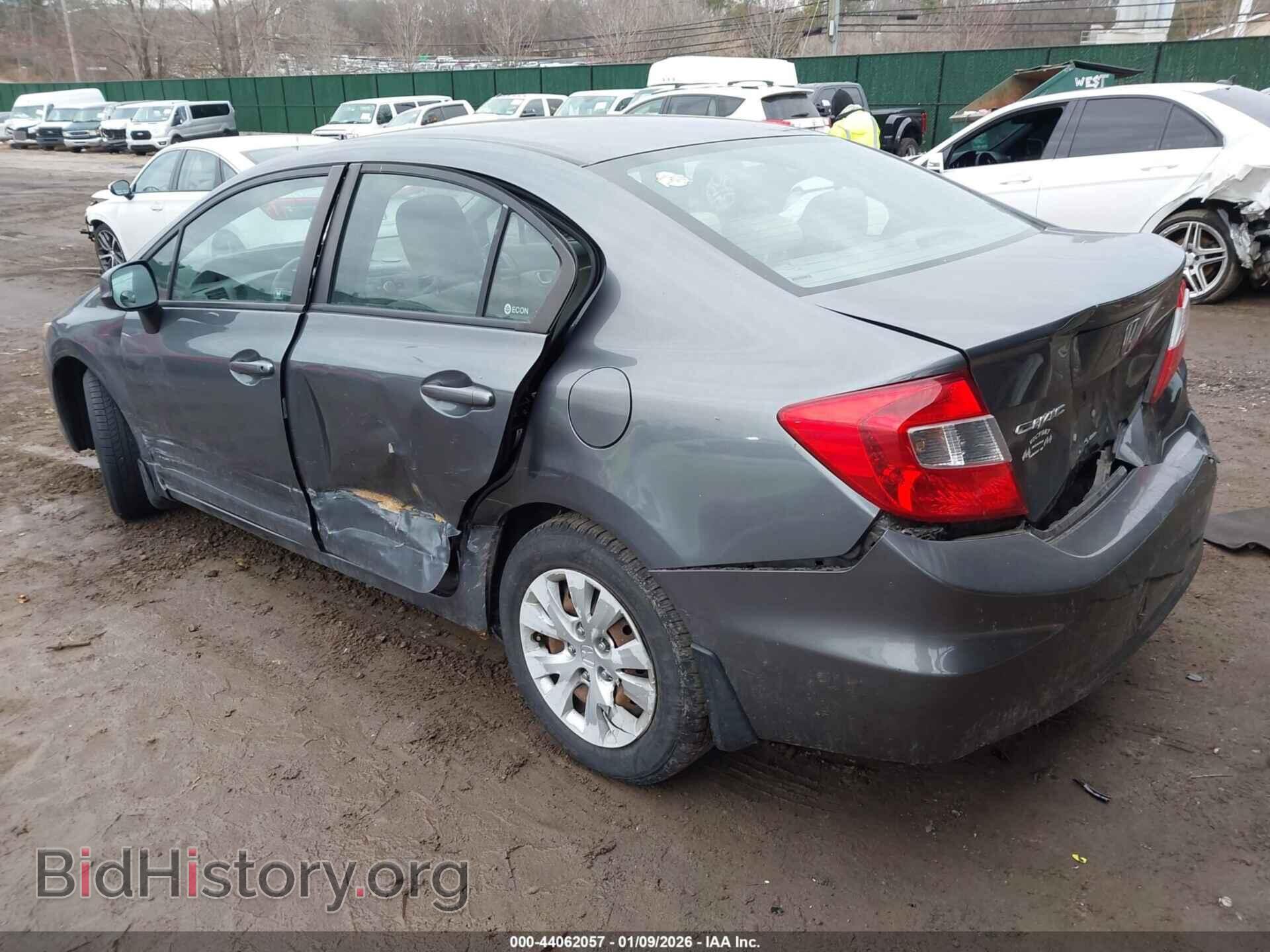 2012 HONDA CIVIC - VIN: 19XFB2F51CE103605 - Фото 3
