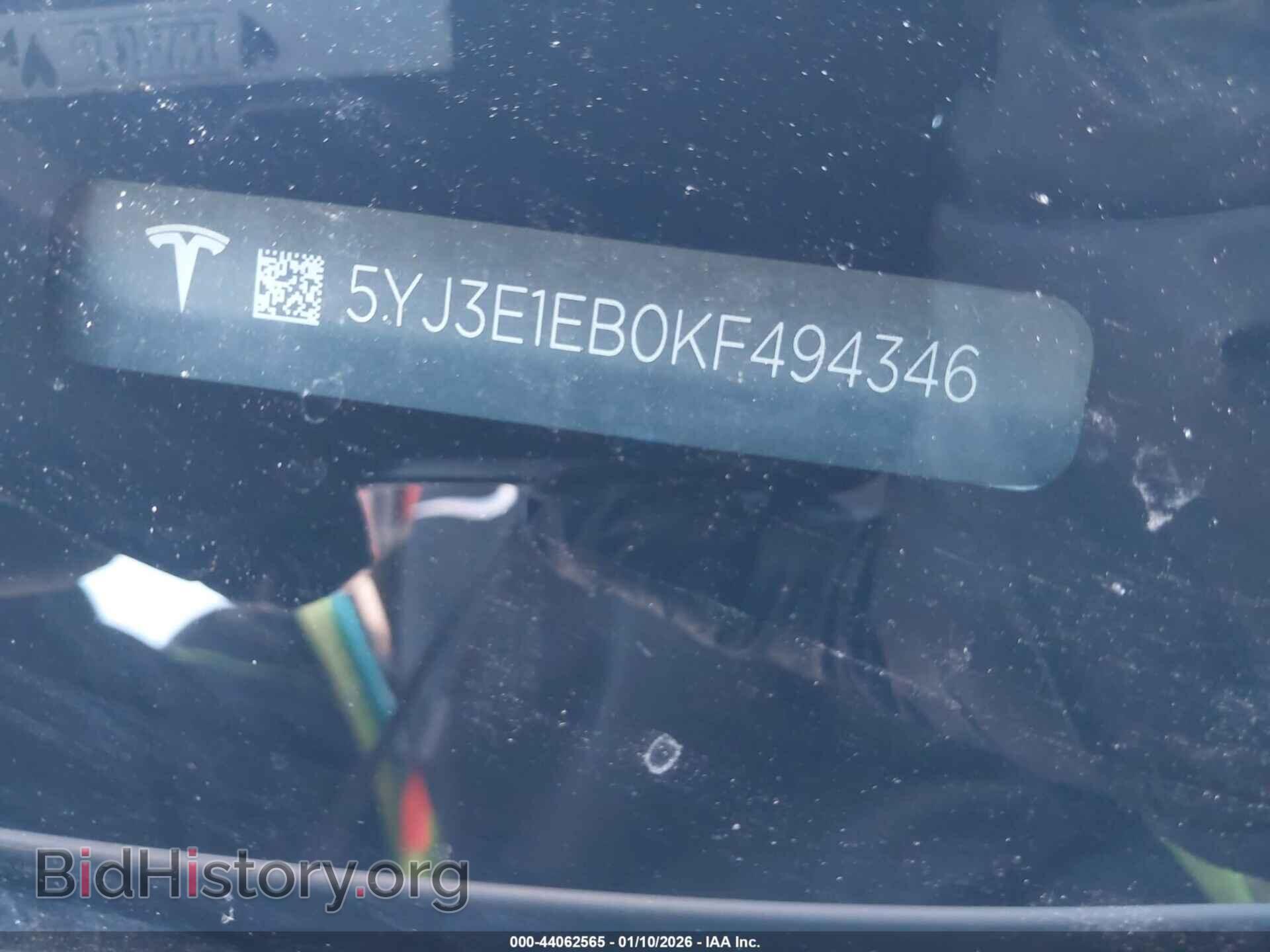 2019 TESLA MODEL 3 - VIN: 5YJ3E1EB0KF494346 - Photo 9