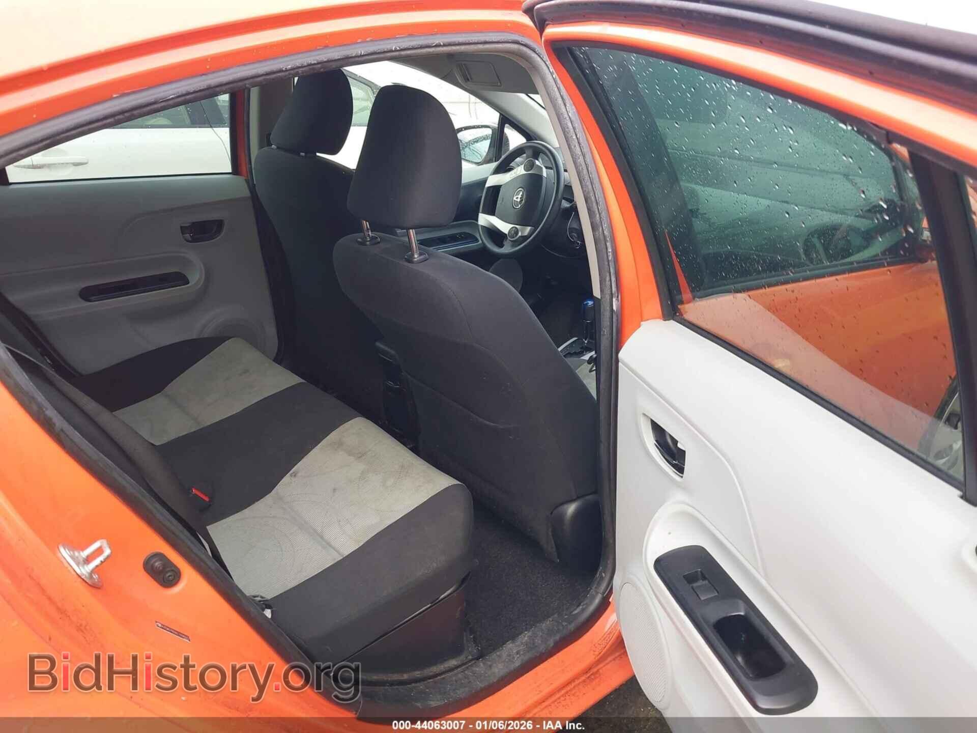 2012 TOYOTA PRIUS C - VIN: JTDKDTB36C1006941 - Фото 8