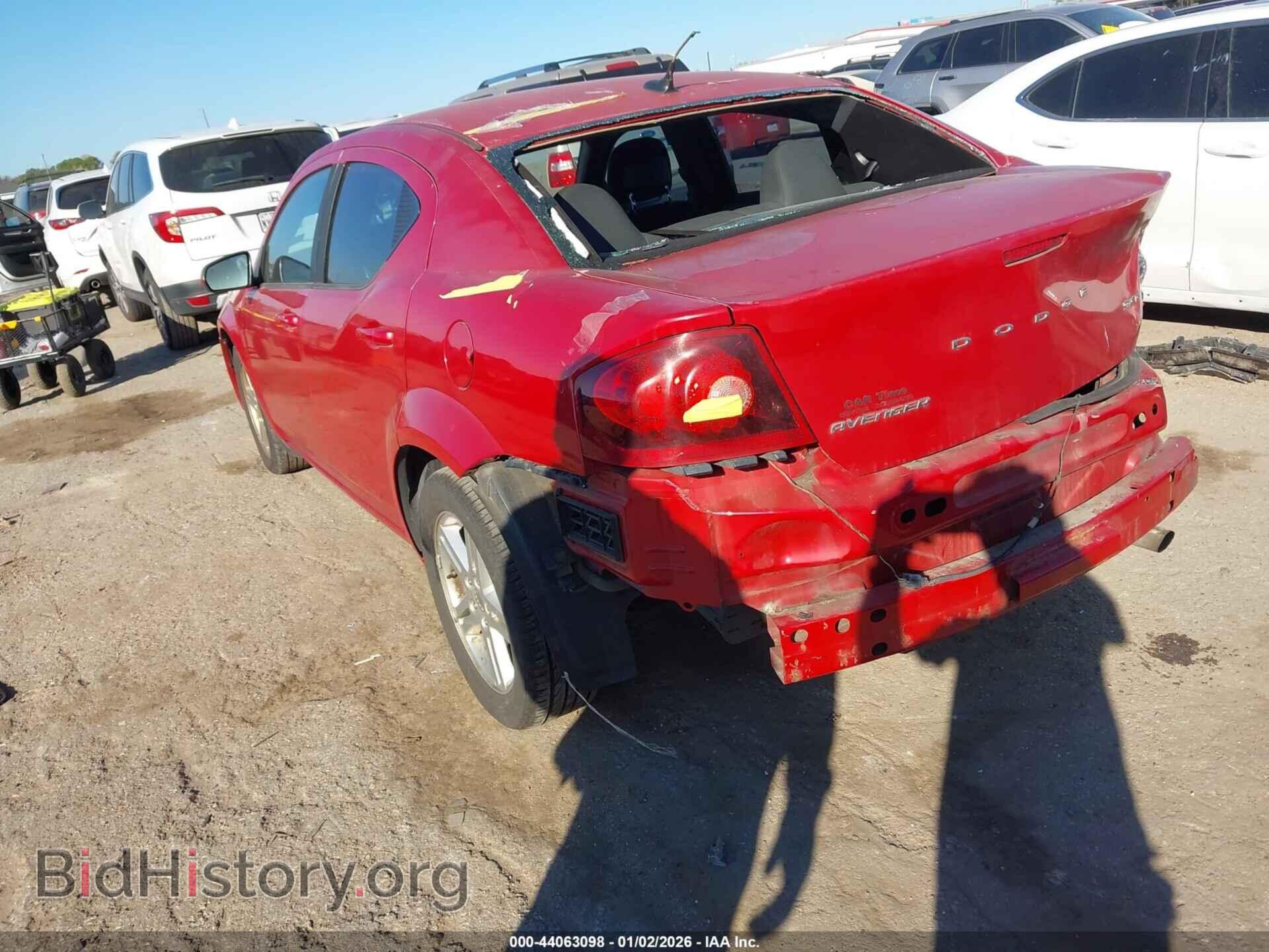 2012 DODGE AVENGER - VIN: 1C3CDZCB6CN219740 - Фото 3