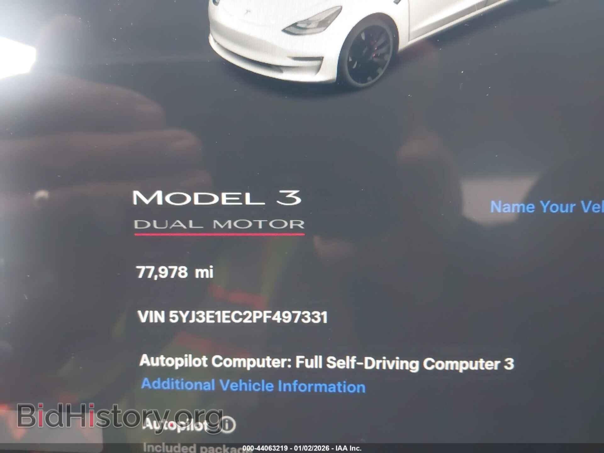 2023 TESLA MODEL 3 - VIN: 5YJ3E1EC2PF497331 - Фото 7