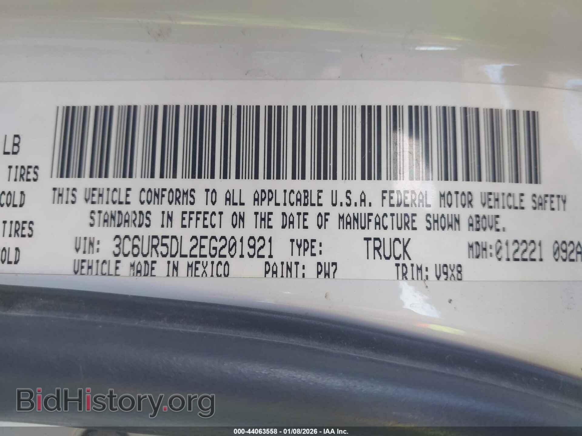 2014 RAM 2500 - VIN: 3C6UR5DL2EG201921 - Фото 9