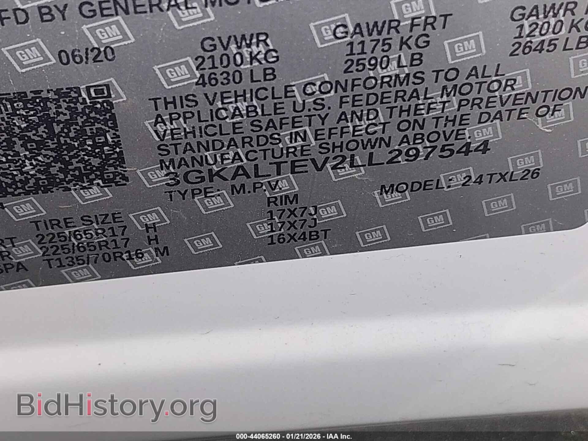 2020 GMC TERRAIN - VIN: 3GKALTEV2LL297544 - Photo 9