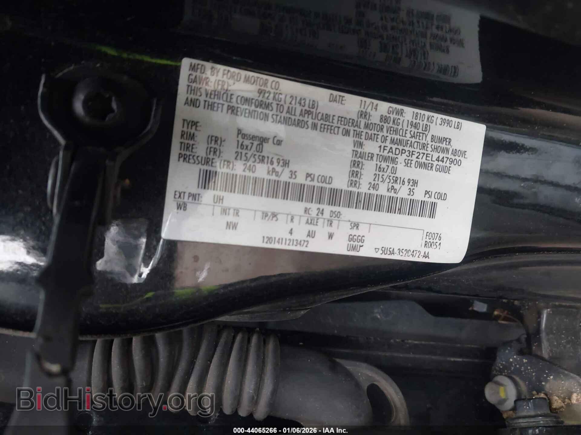 2014 FORD FOCUS - VIN: 1FADP3F27EL447900 - Photo 9