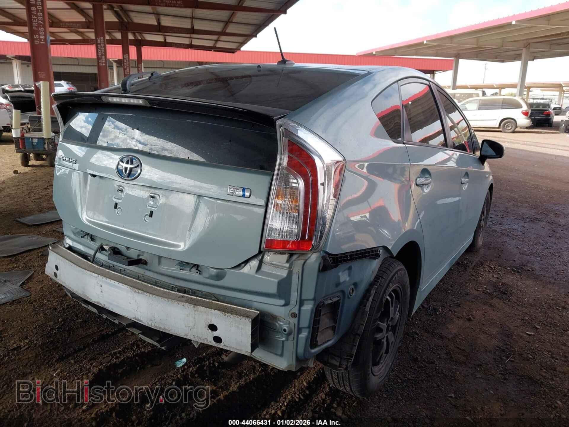 2012 TOYOTA PRIUS - VIN: JTDKN3DU4C1608000 - Фото 4