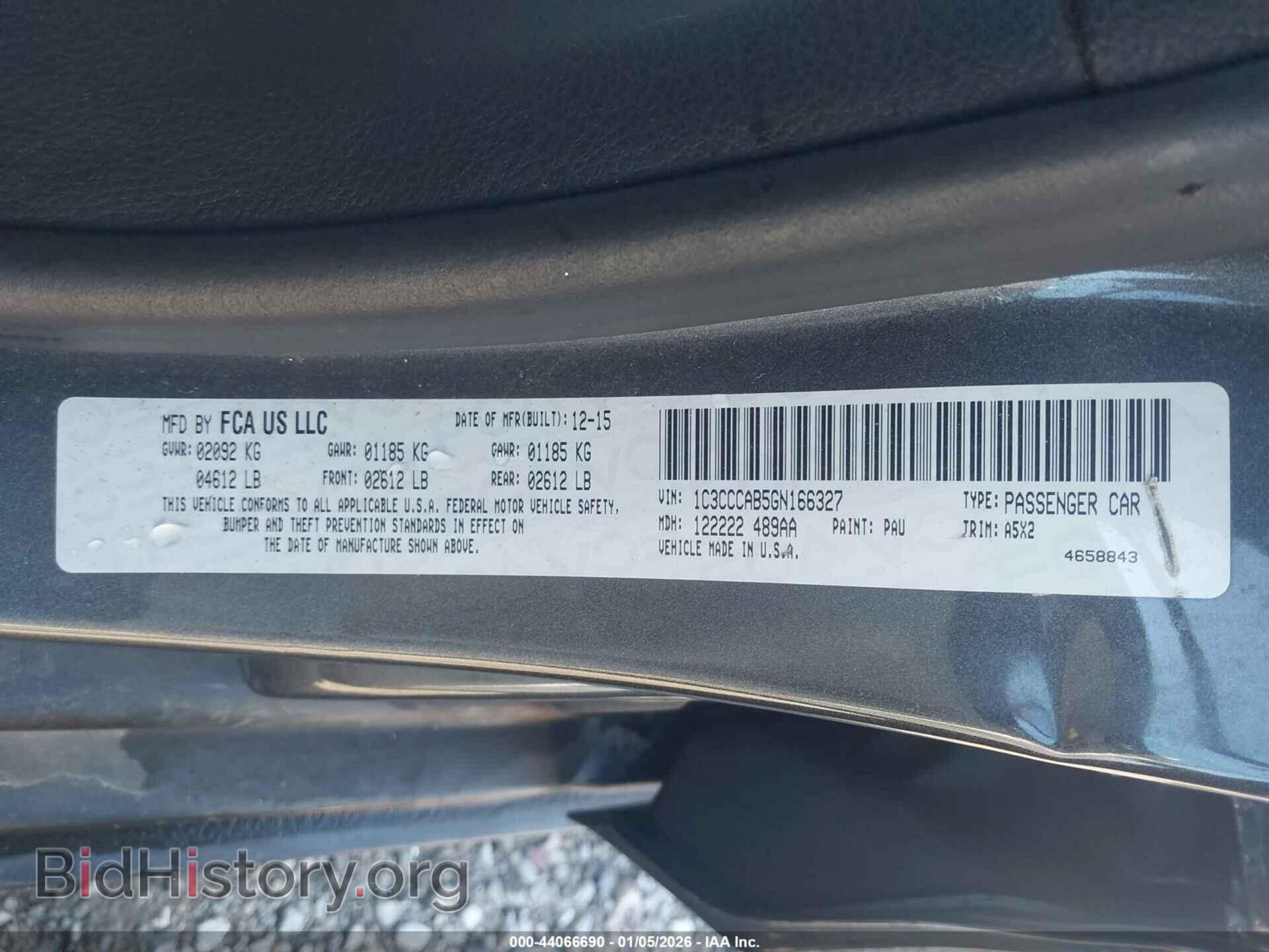 2016 CHRYSLER 200 - VIN: 1C3CCCAB5GN166327 - Photo 9