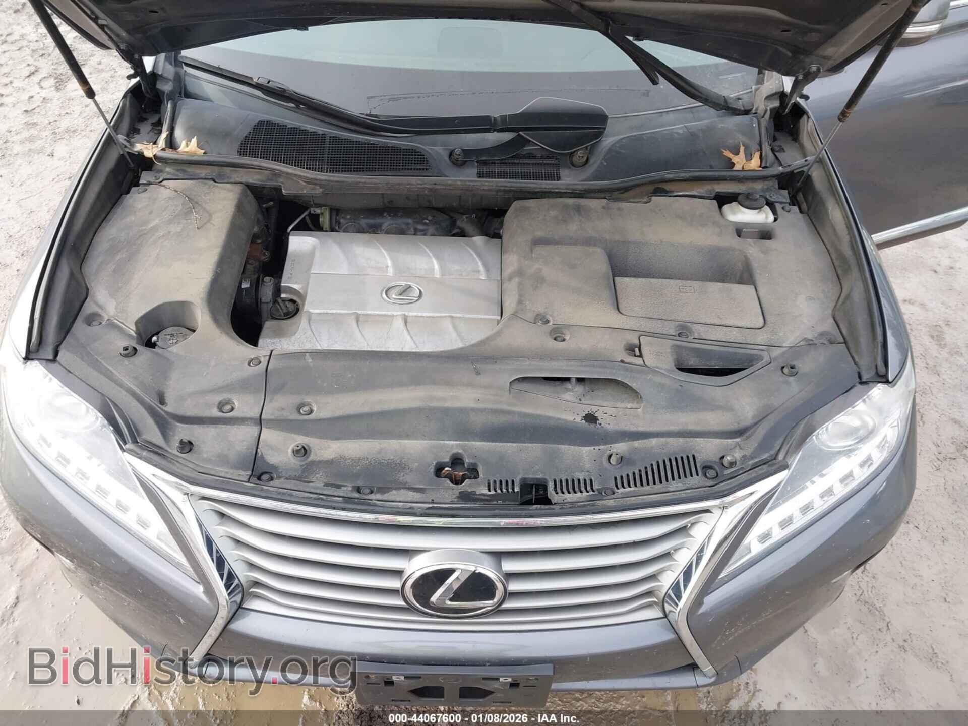 2013 LEXUS RX 350 - VIN: 2T2BK1BAXDC210577 - Фото 10
