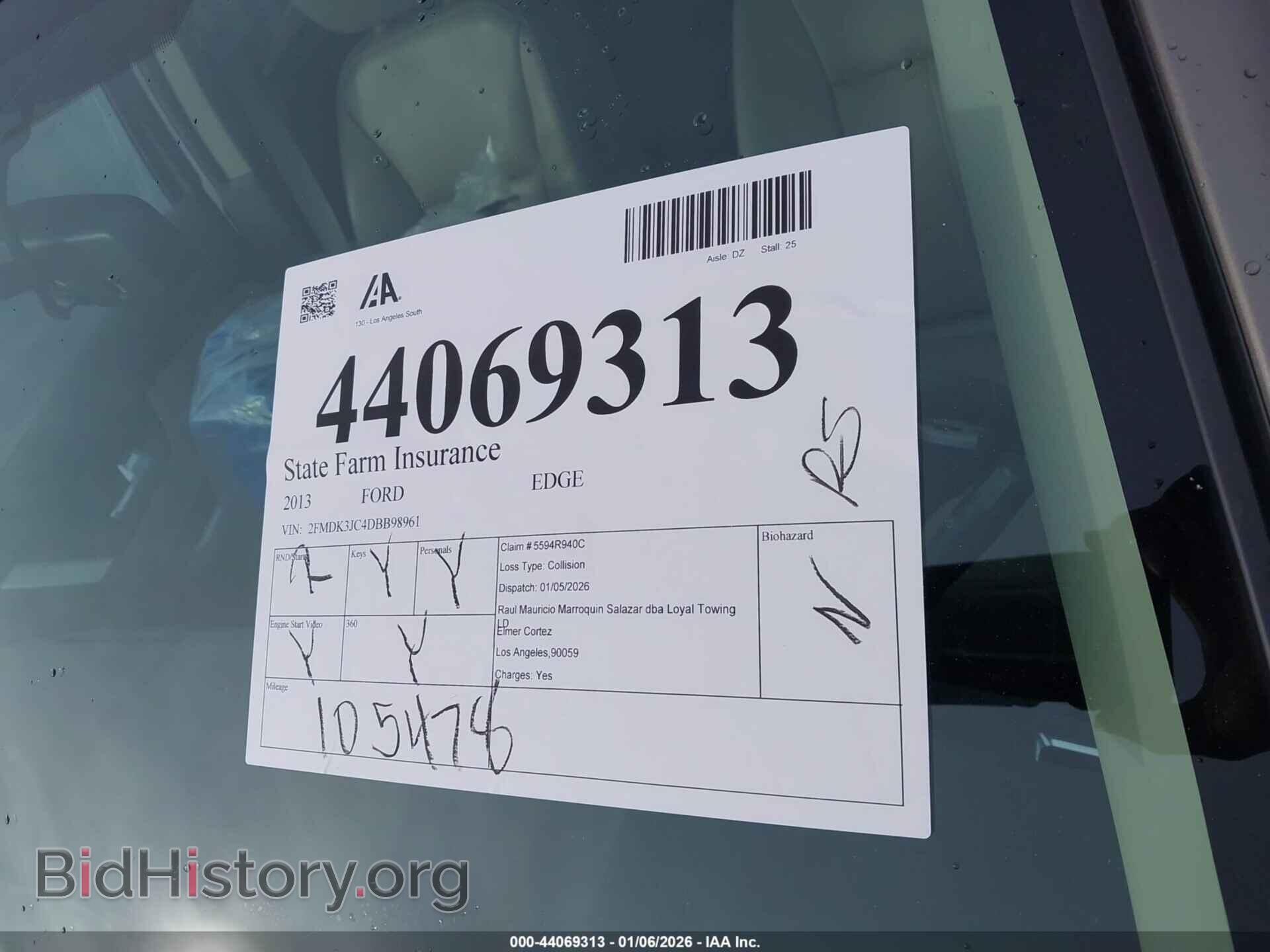 2013 FORD EDGE - VIN: 2FMDK3JC4DBB98961 - Фото 18
