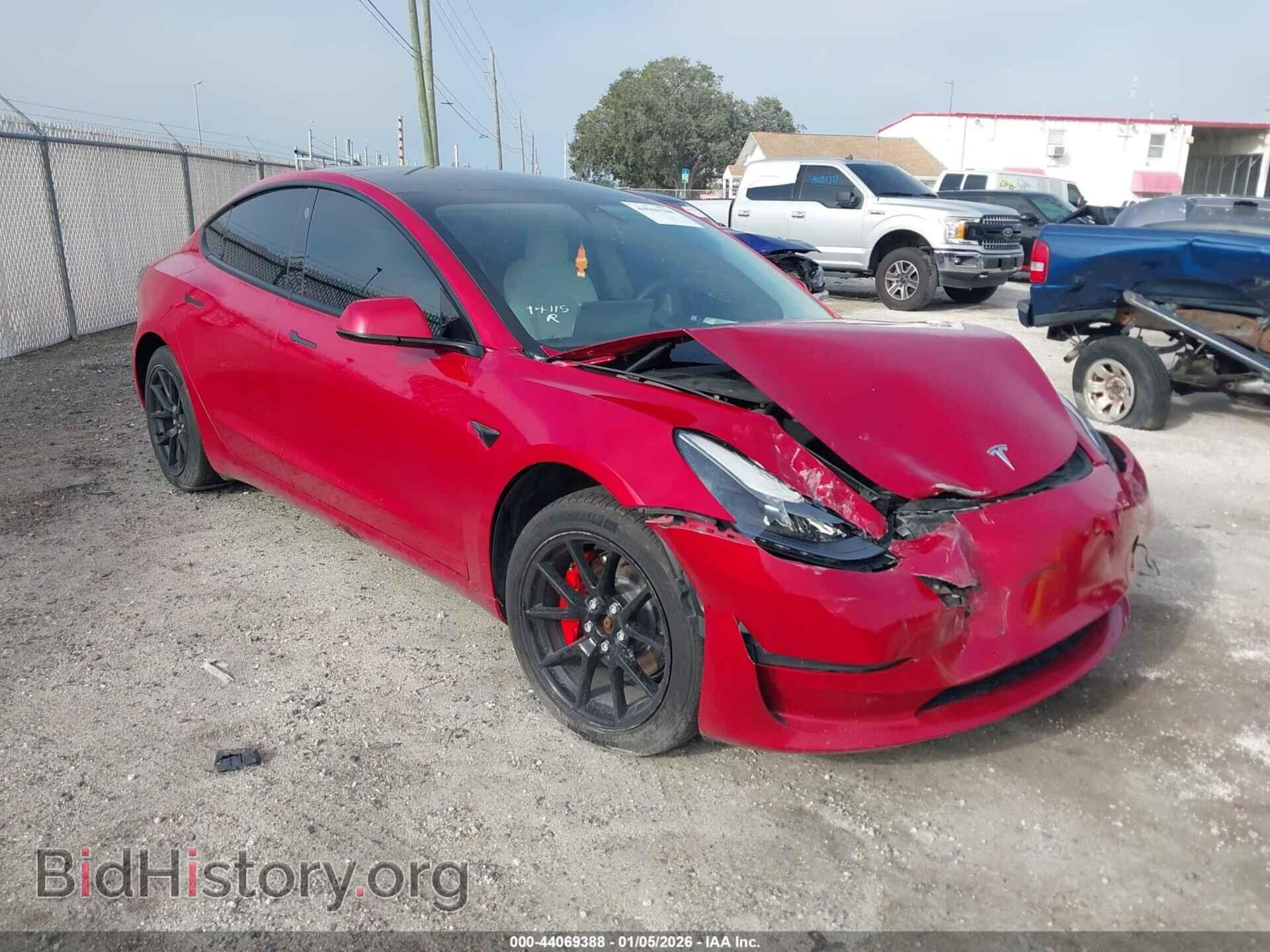 Photo 5YJ3E1EB1MF093164 - TESLA MODEL 3 2021