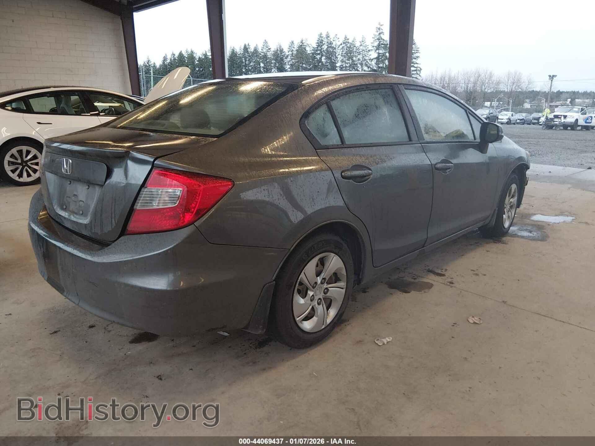 2012 HONDA CIVIC - VIN: 2HGFB2F57CH304818 - Фото 4