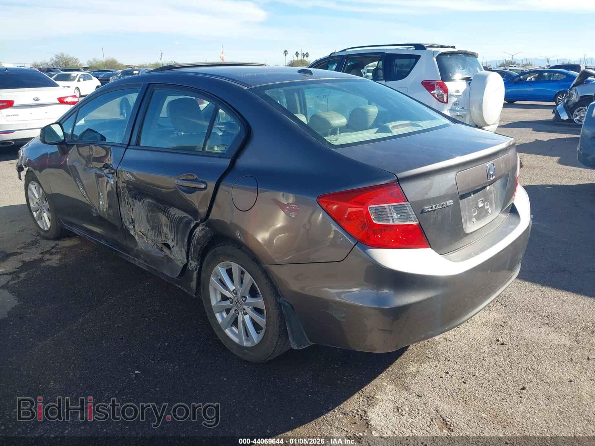 2012 HONDA CIVIC - VIN: 19XFB2F96CE031190 - Фото 3