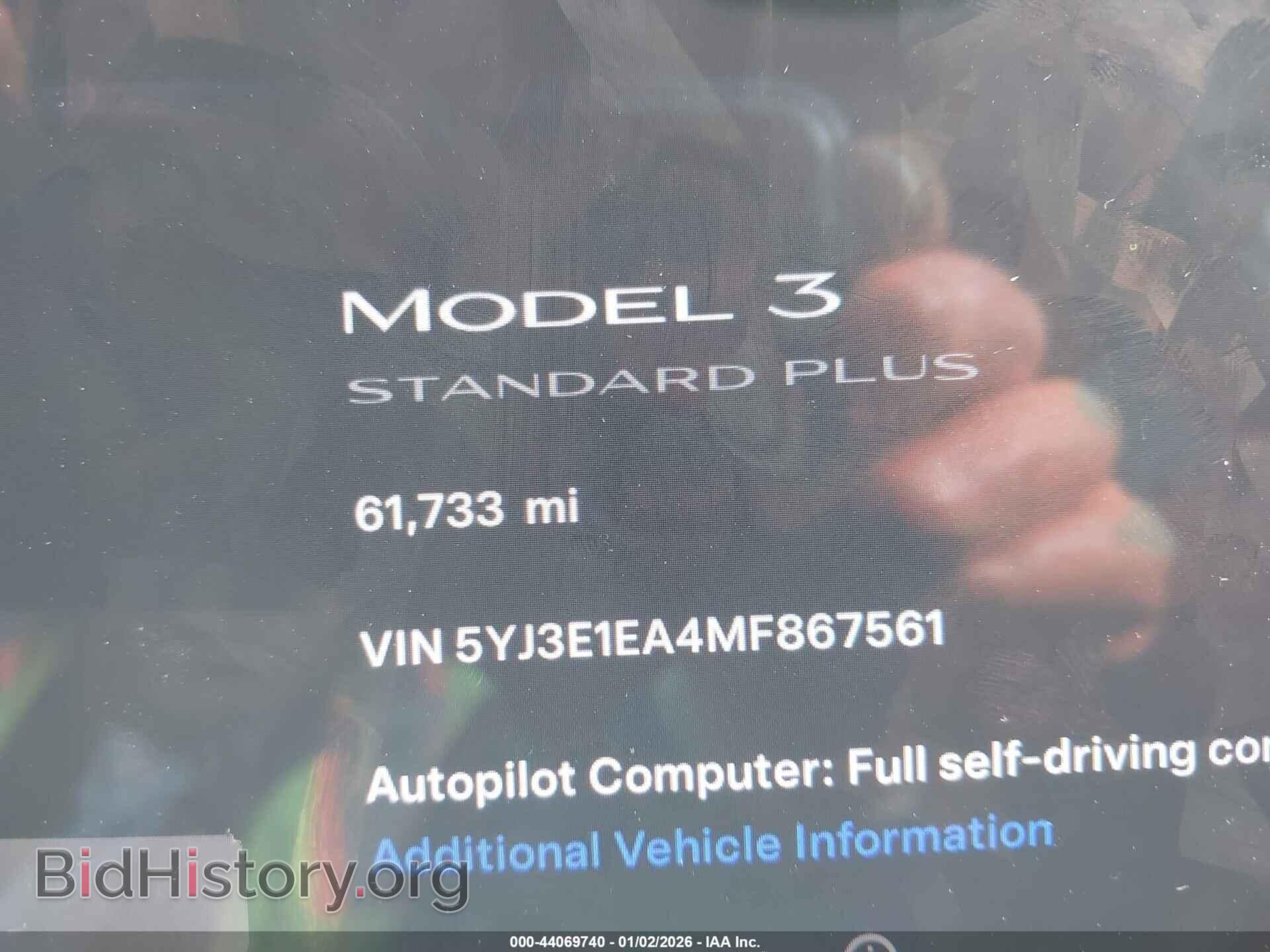 2021 TESLA MODEL 3 - VIN: 5YJ3E1EA4MF867561 - Фото 14