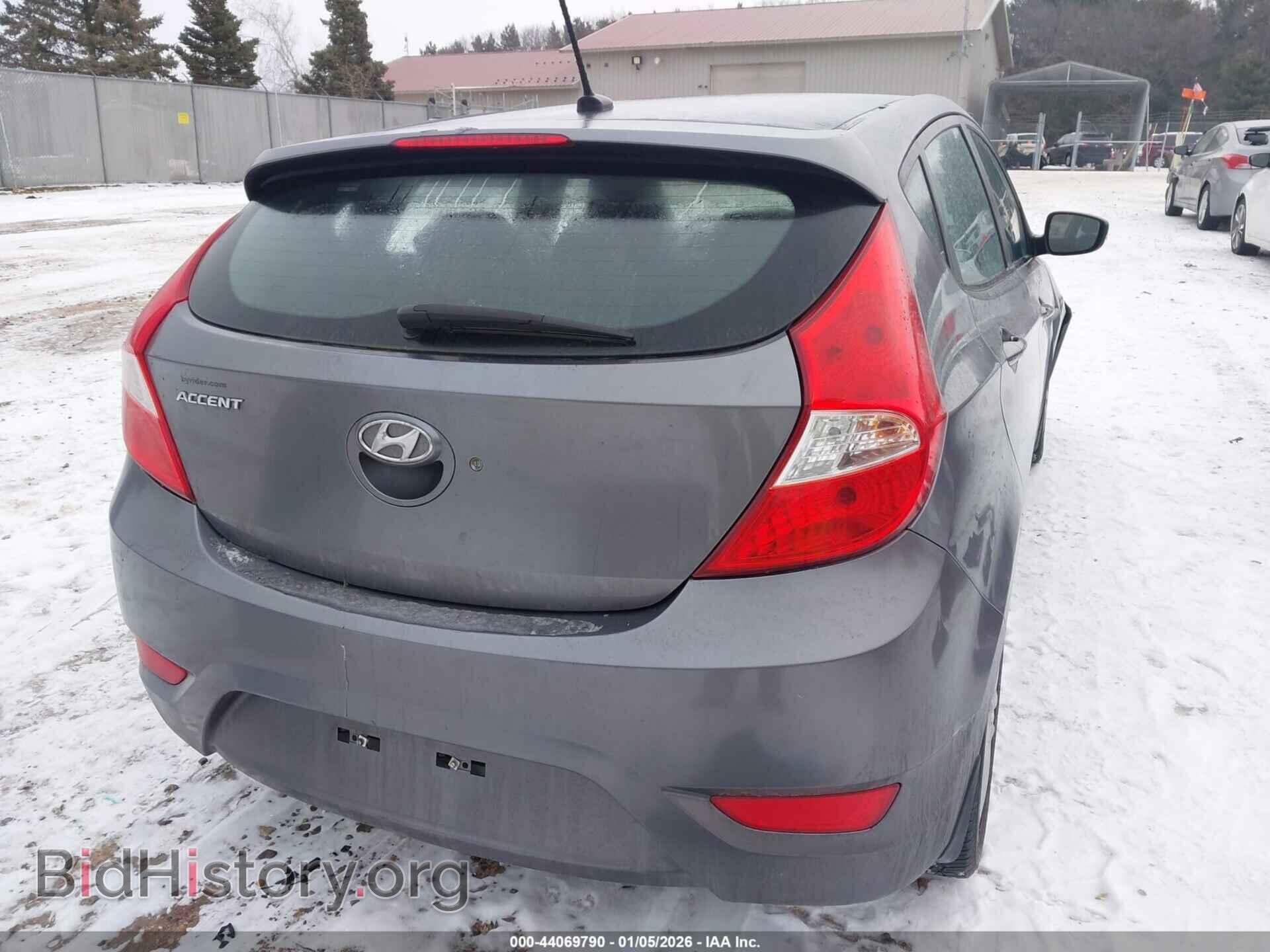 2014 HYUNDAI ACCENT - VIN: KMHCU5AE6EU196028 - Фото 4