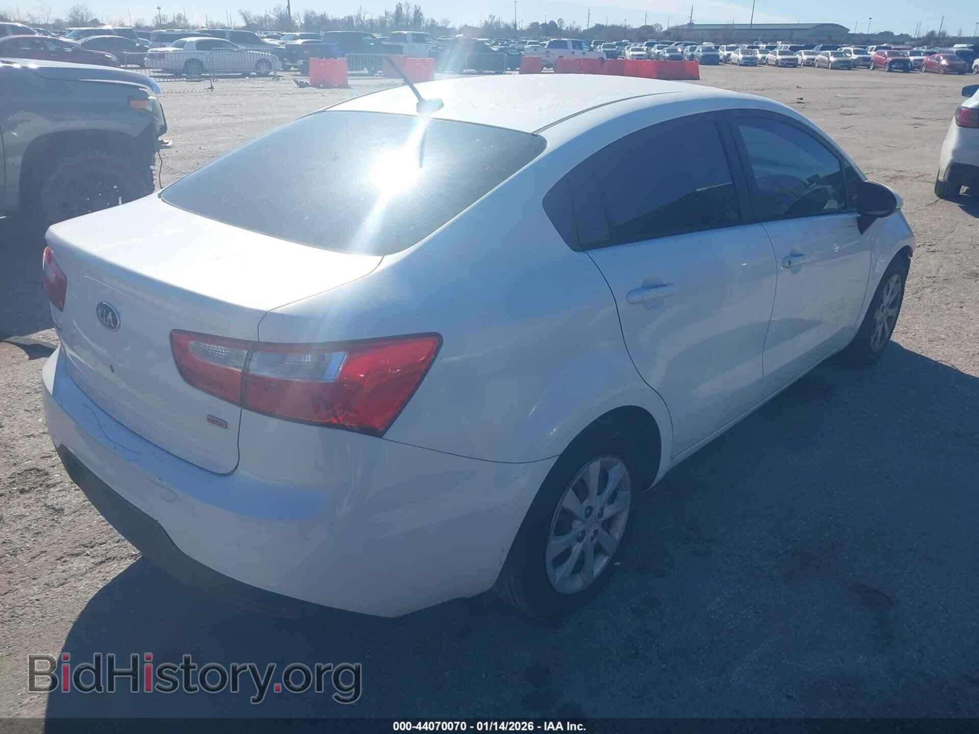 2014 KIA RIO - VIN: KNADM4A35E6337349 - Фото 4