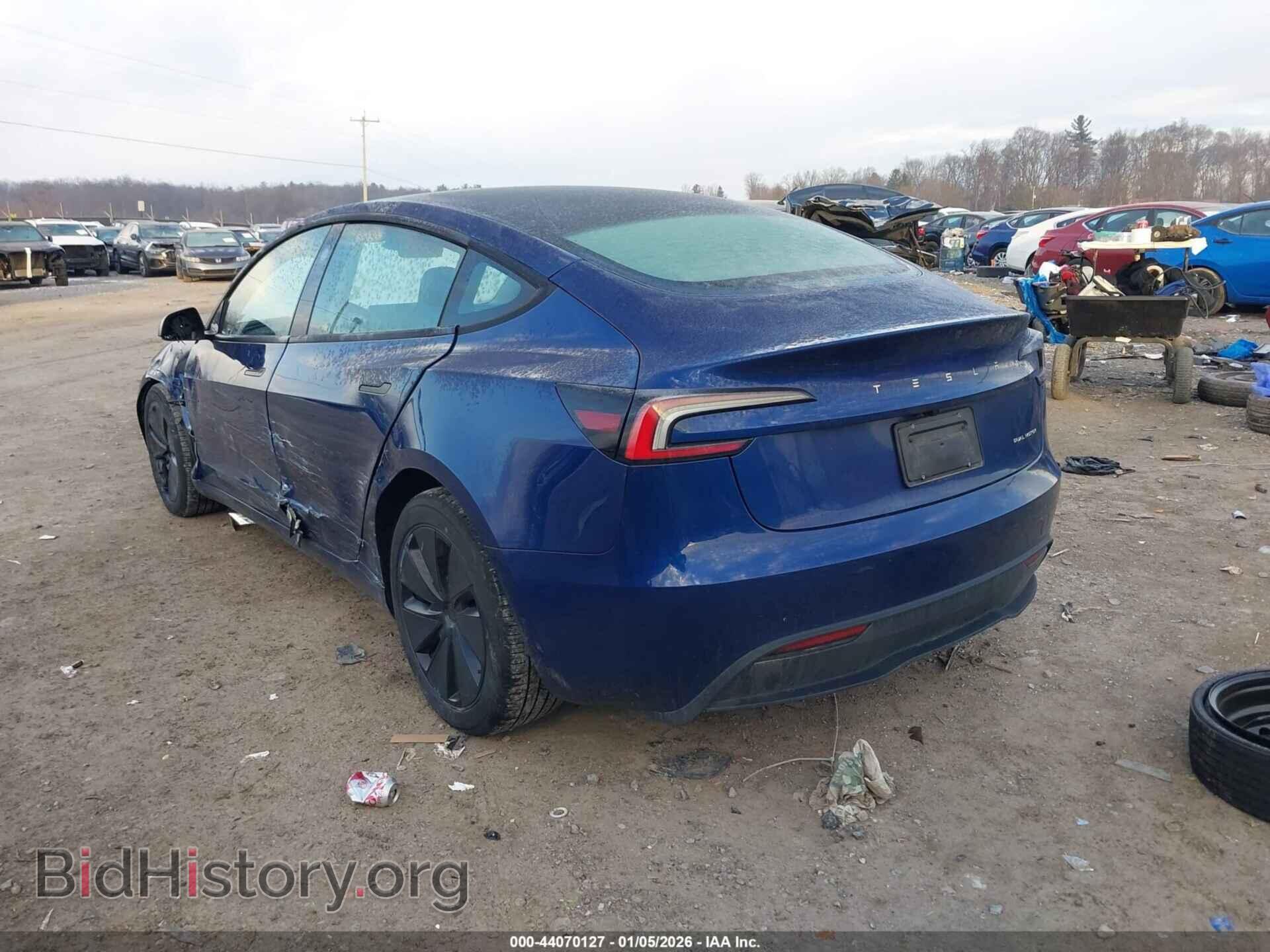 2025 TESLA MODEL 3 - VIN: 5YJ3E1EB1SF932615 - Фото 3
