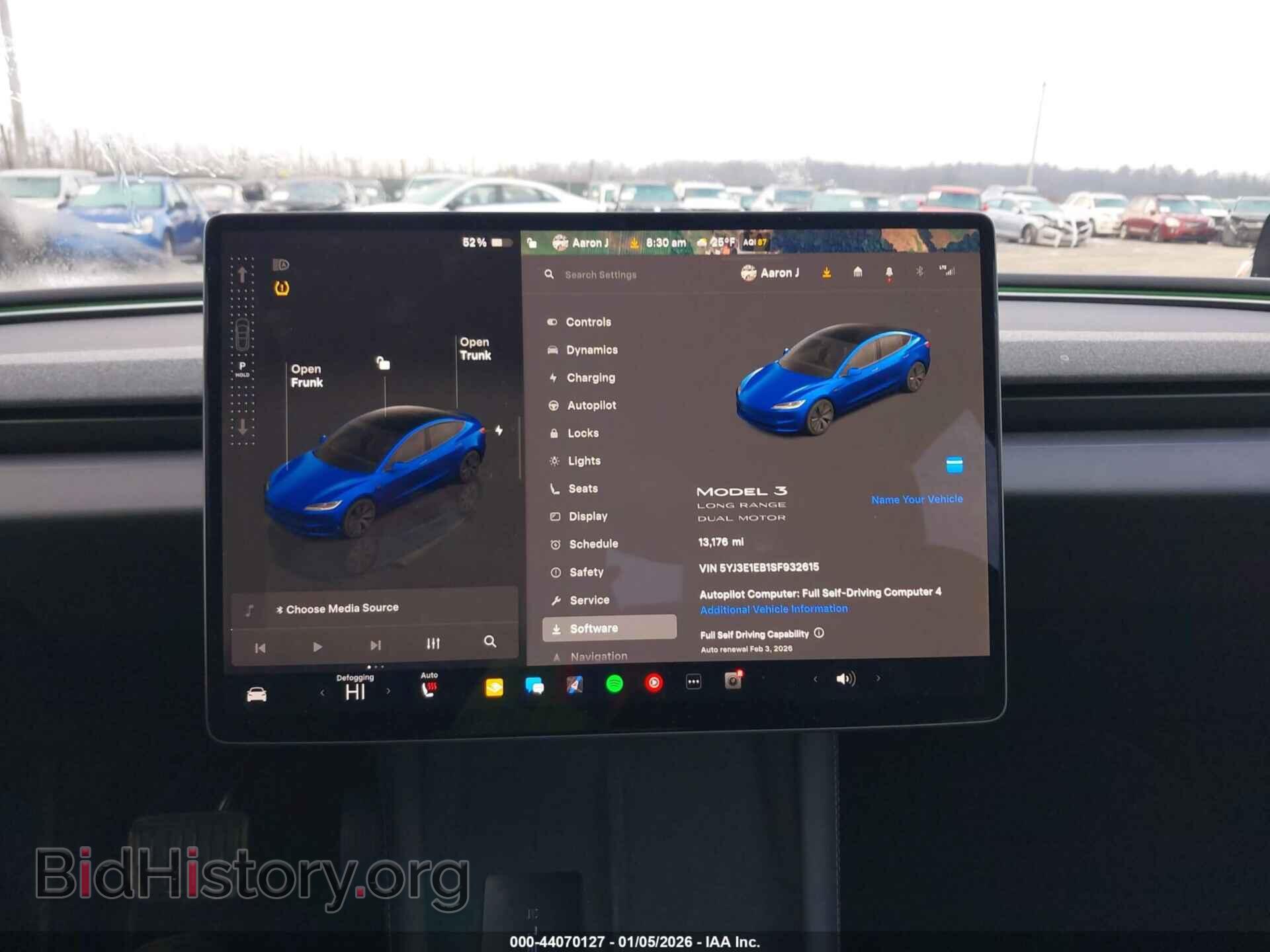 2025 TESLA MODEL 3 - VIN: 5YJ3E1EB1SF932615 - Фото 7