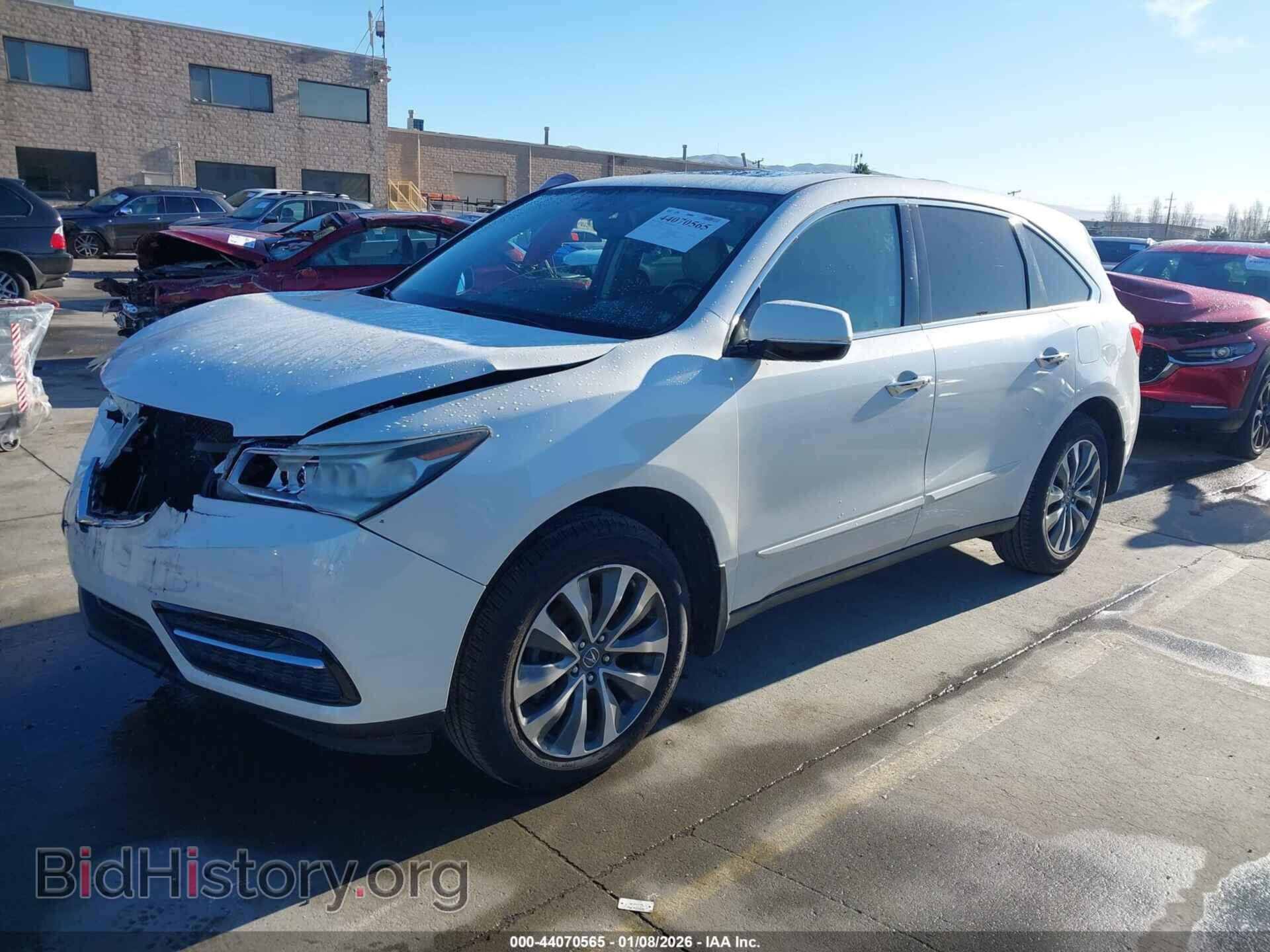 2014 ACURA MDX - VIN: 5FRYD4H42EB046247 - Фото 2