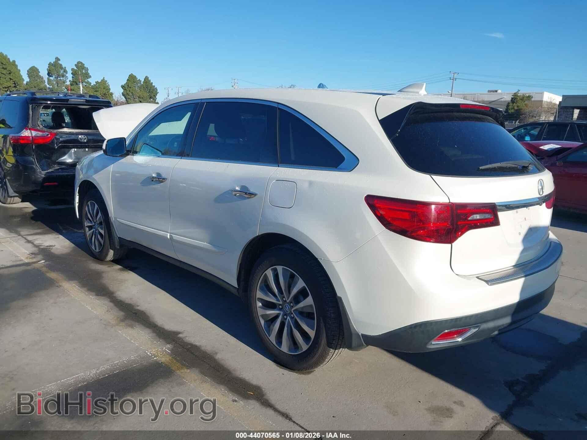 2014 ACURA MDX - VIN: 5FRYD4H42EB046247 - Фото 3