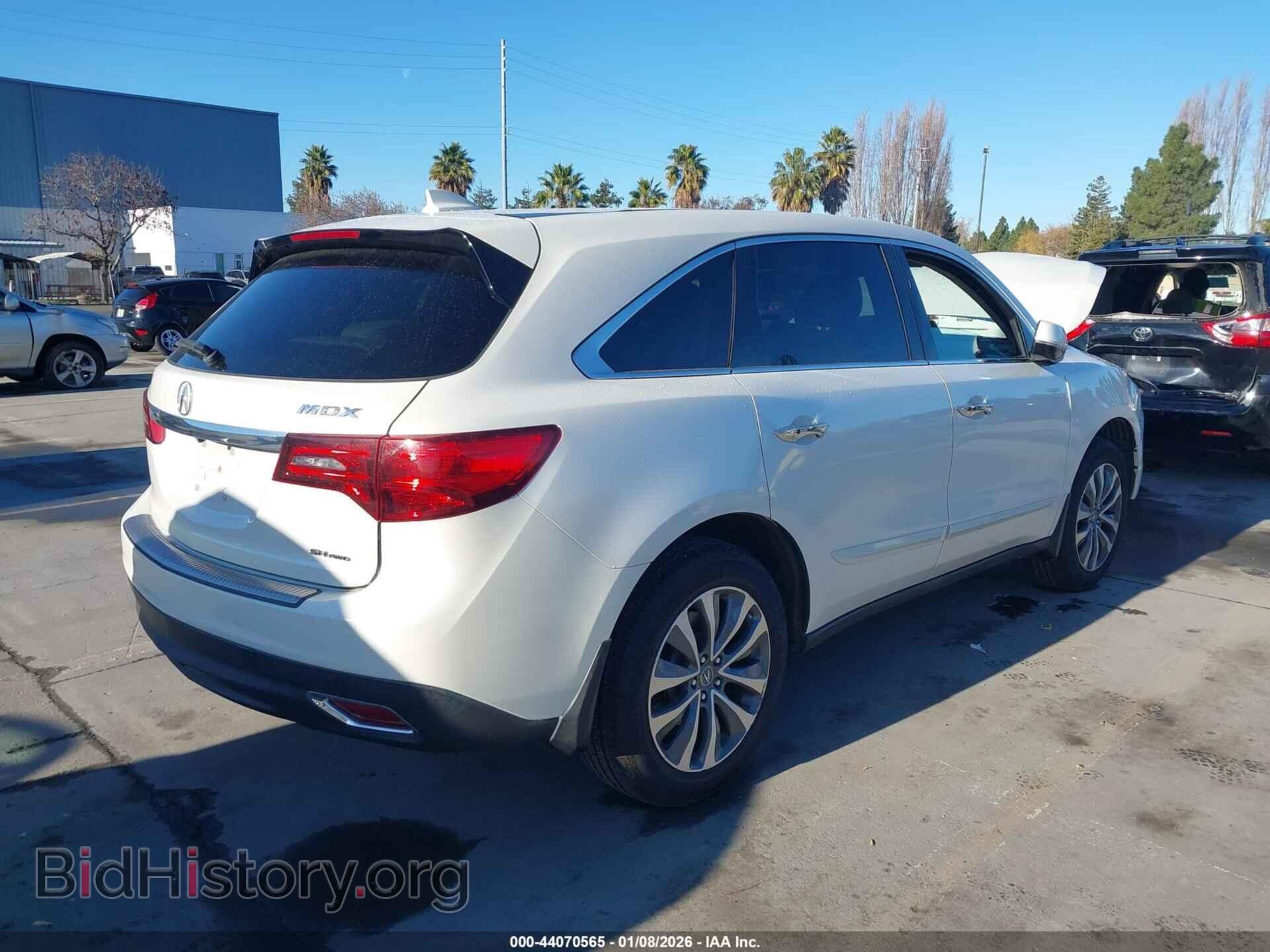 2014 ACURA MDX - VIN: 5FRYD4H42EB046247 - Фото 4