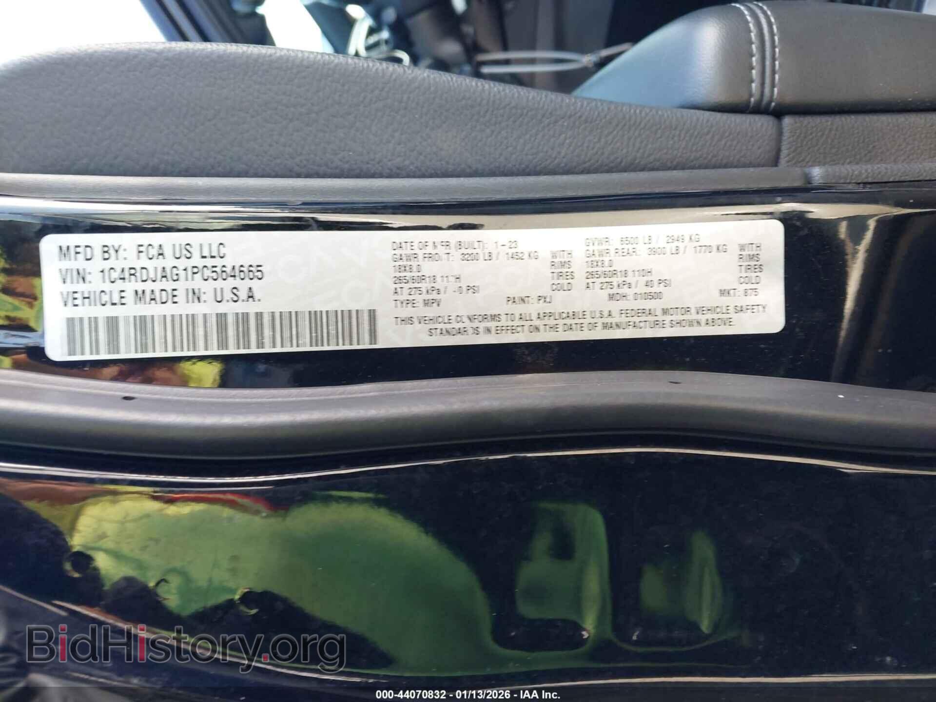 2023 DODGE DURANGO - VIN: 1C4RDJAG1PC564665 - Photo 9