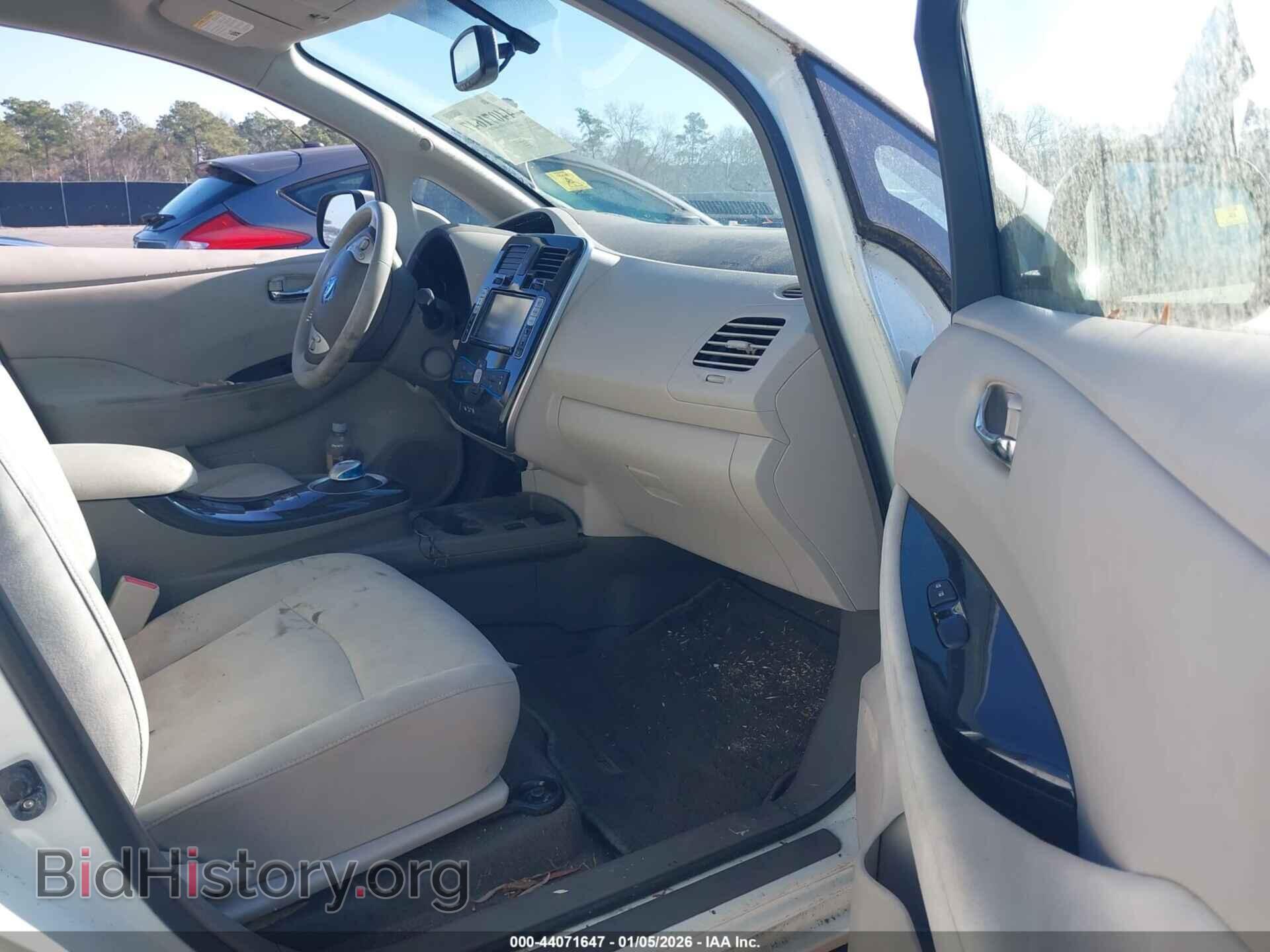 2012 NISSAN LEAF - VIN: JN1AZ0CP4CT025461 - Фото 5