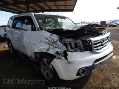 2013 Honda PILOT EX, white — VIN 5FNYF4H46DB053342, IAAI