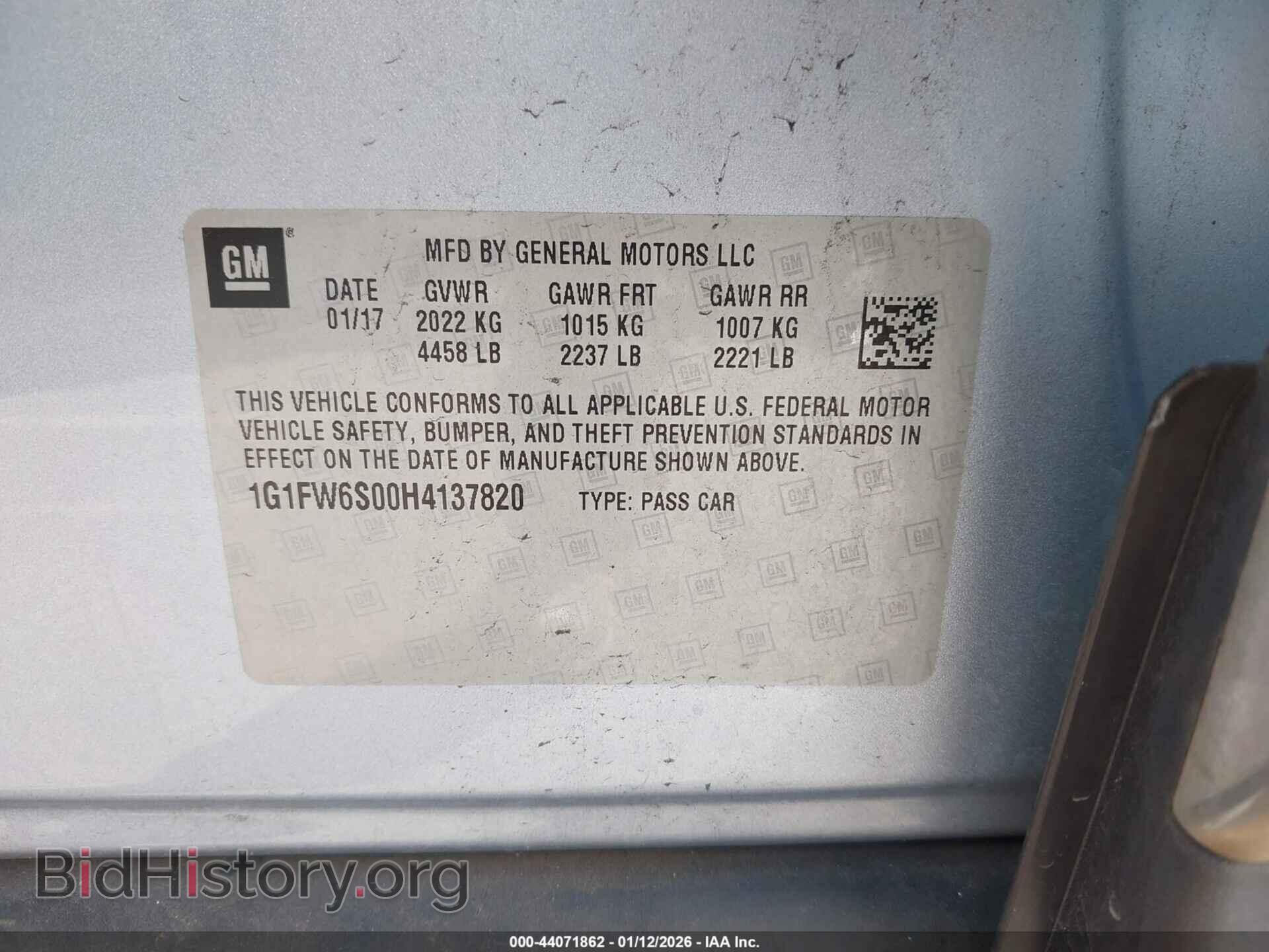 2017 CHEVROLET BOLT EV - VIN: 1G1FW6S00H4137820 - Фото 9
