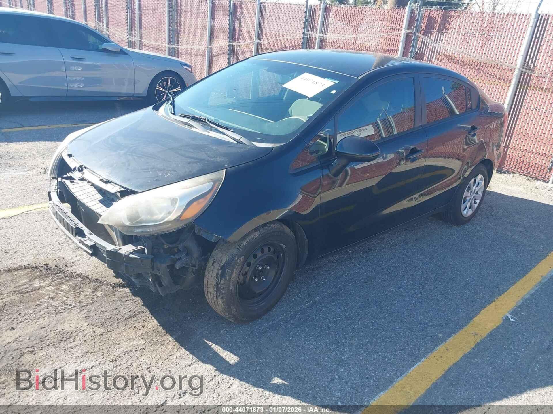 2014 KIA RIO - VIN: KNADM4A34E6352201 - Фото 2