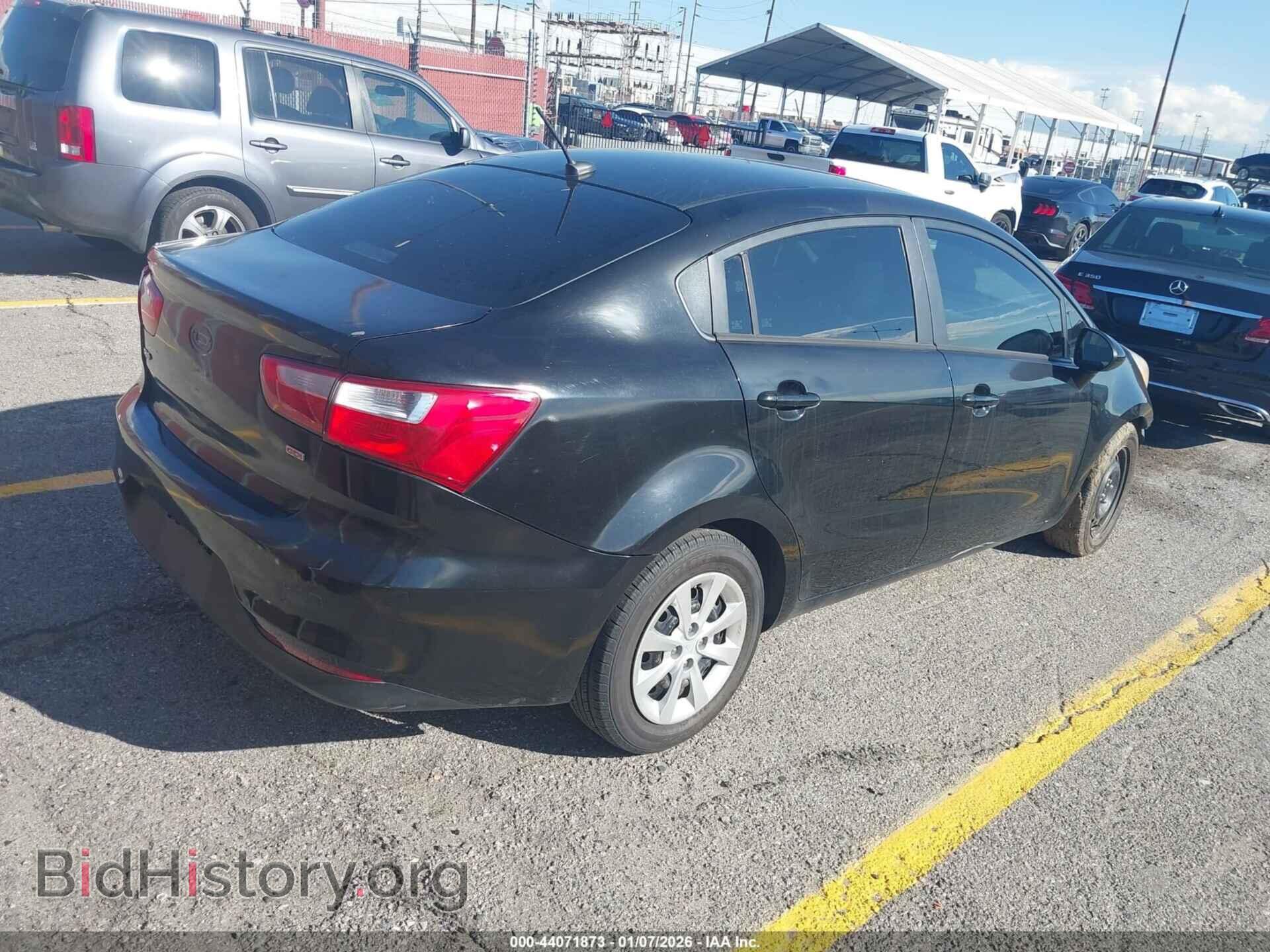 2014 KIA RIO - VIN: KNADM4A34E6352201 - Фото 4