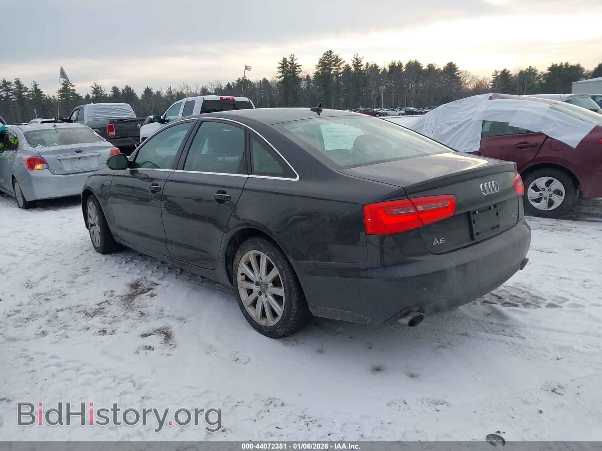 2013 AUDI A6 - VIN: WAUGGAFC6DN040803 - Фото 3