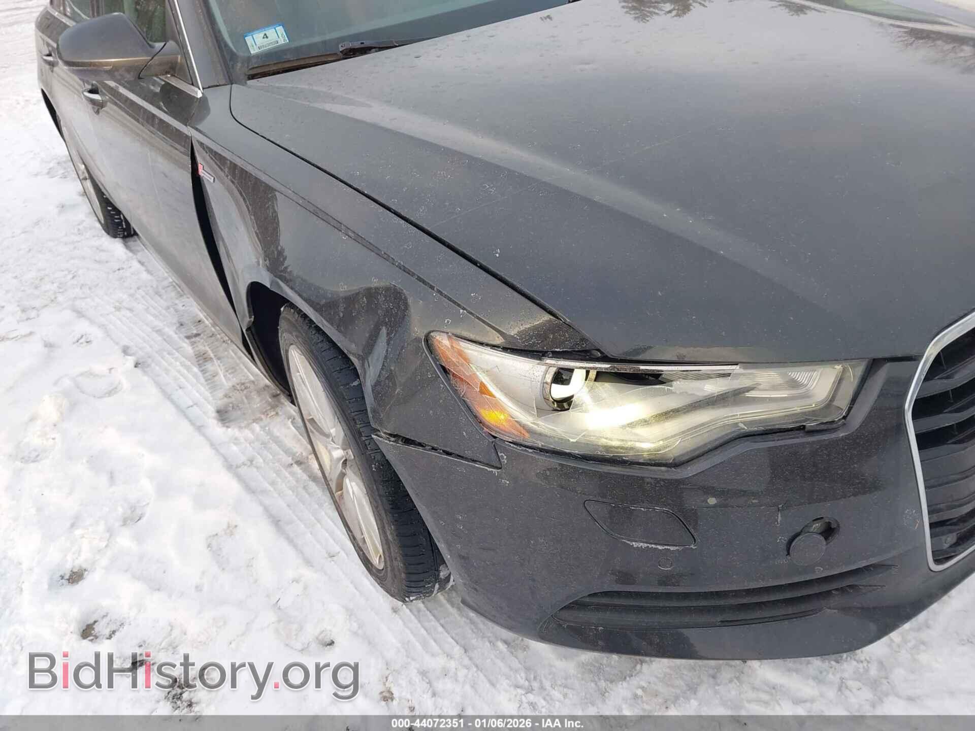 2013 AUDI A6 - VIN: WAUGGAFC6DN040803 - Фото 6