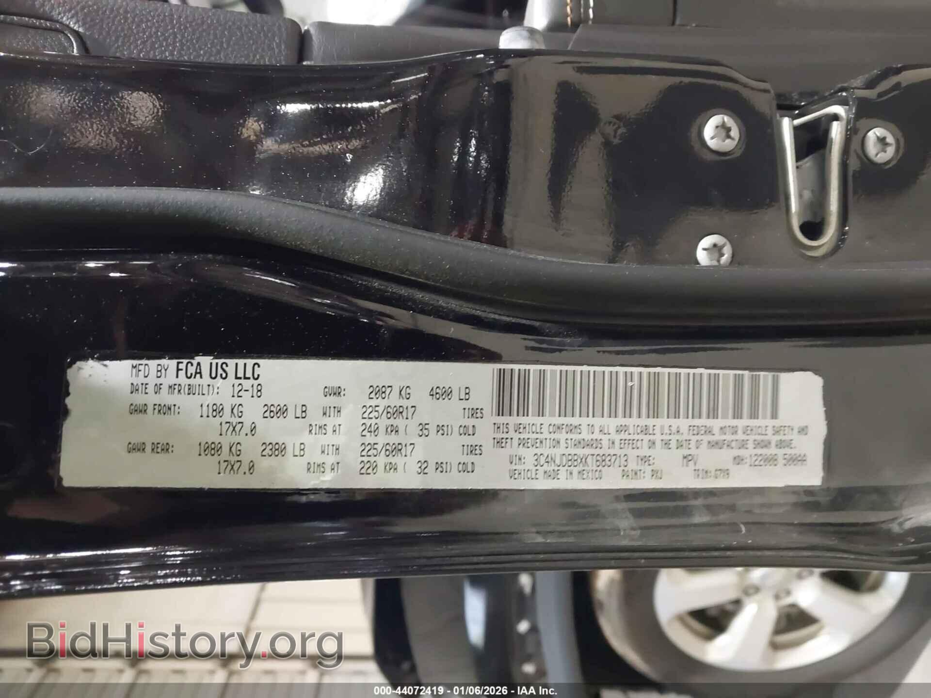 2019 JEEP COMPASS - VIN: 3C4NJDBBXKT683713 - Photo 9