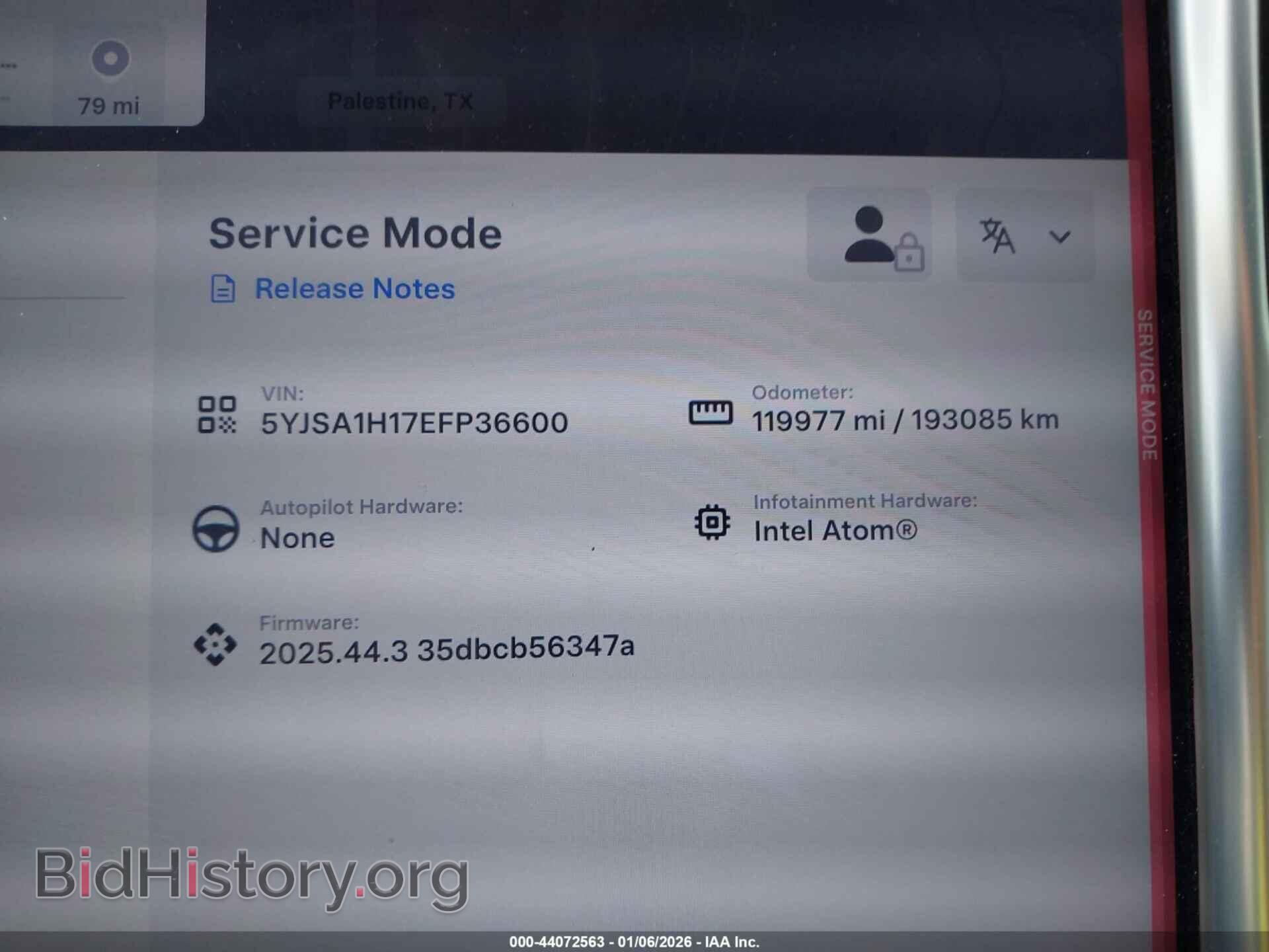 2014 TESLA MODEL S - VIN: 5YJSA1H17EFP36600 - Фото 16