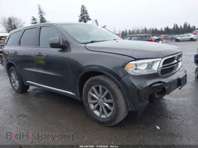 2016 Dodge DURANGO SXT, серый — VIN 1C4RDHAG6GC424412, IAAI
