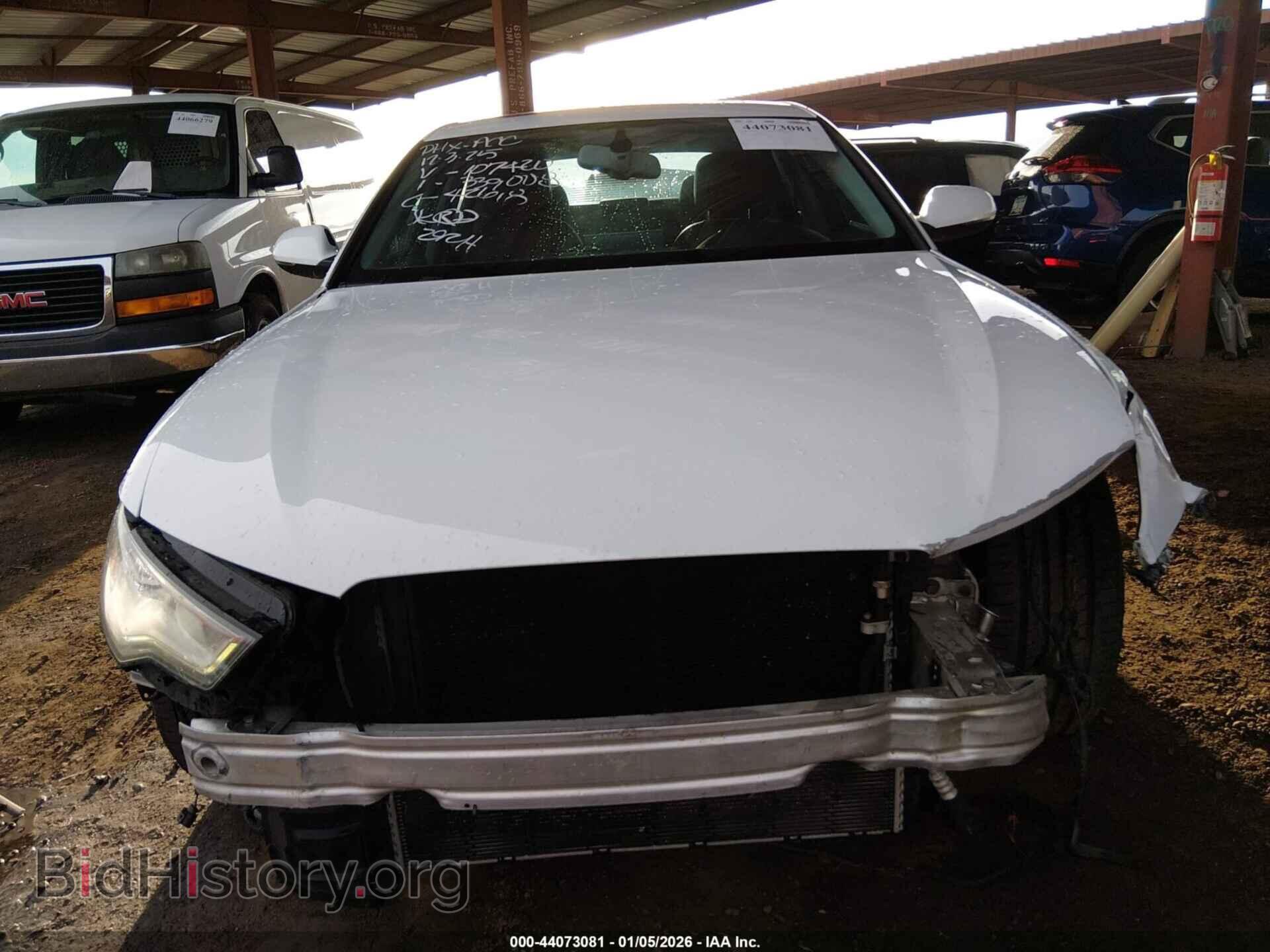 2013 AUDI A6 - VIN: WAUGGAFC8DN107420 - Фото 6