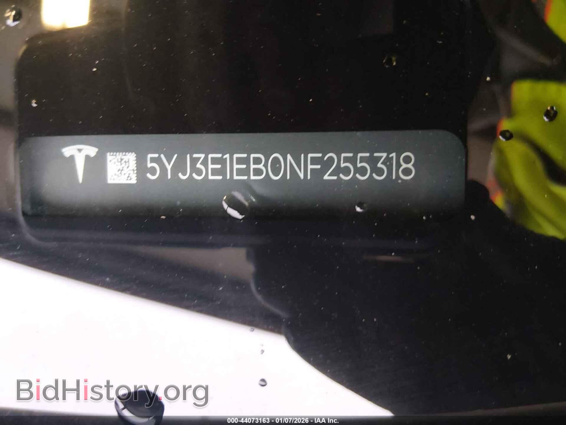 2022 TESLA MODEL 3 - VIN: 5YJ3E1EB0NF255318 - Фото 9