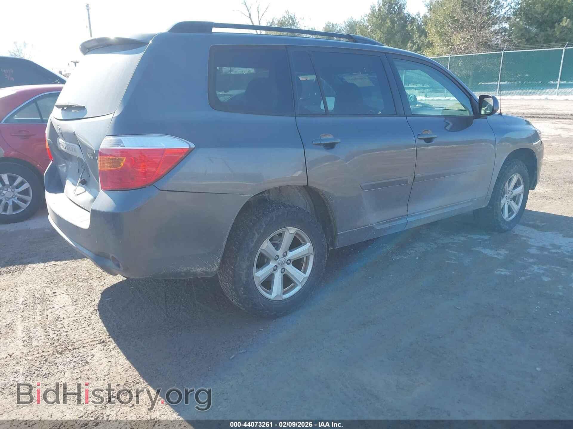 2009 TOYOTA HIGHLANDER - VIN: JTEES41A192139680 - Фото 4