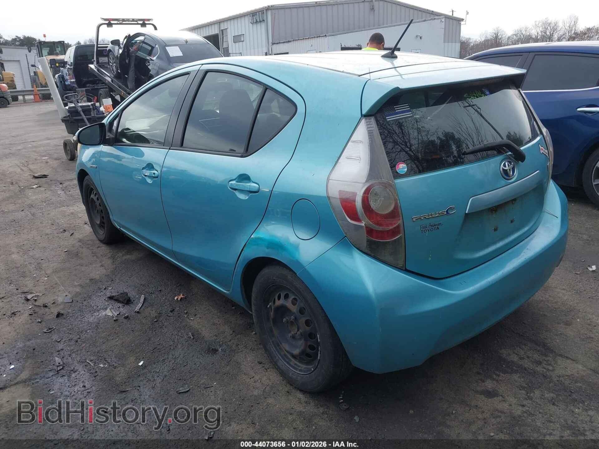 2012 TOYOTA PRIUS C - VIN: JTDKDTB3XC1021331 - Фото 3