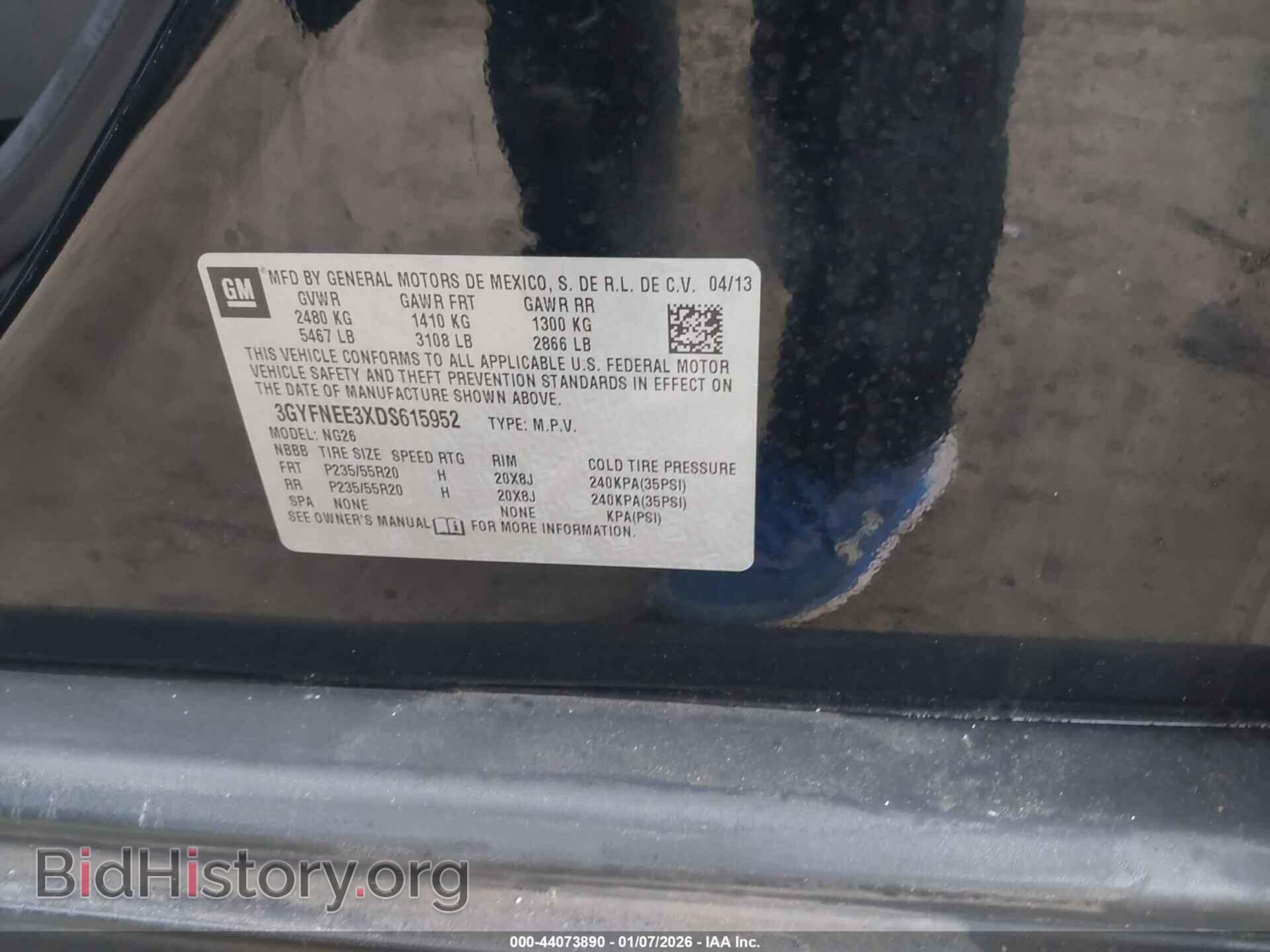 2013 CADILLAC SRX - VIN: 3GYFNEE3XDS615952 - Фото 9