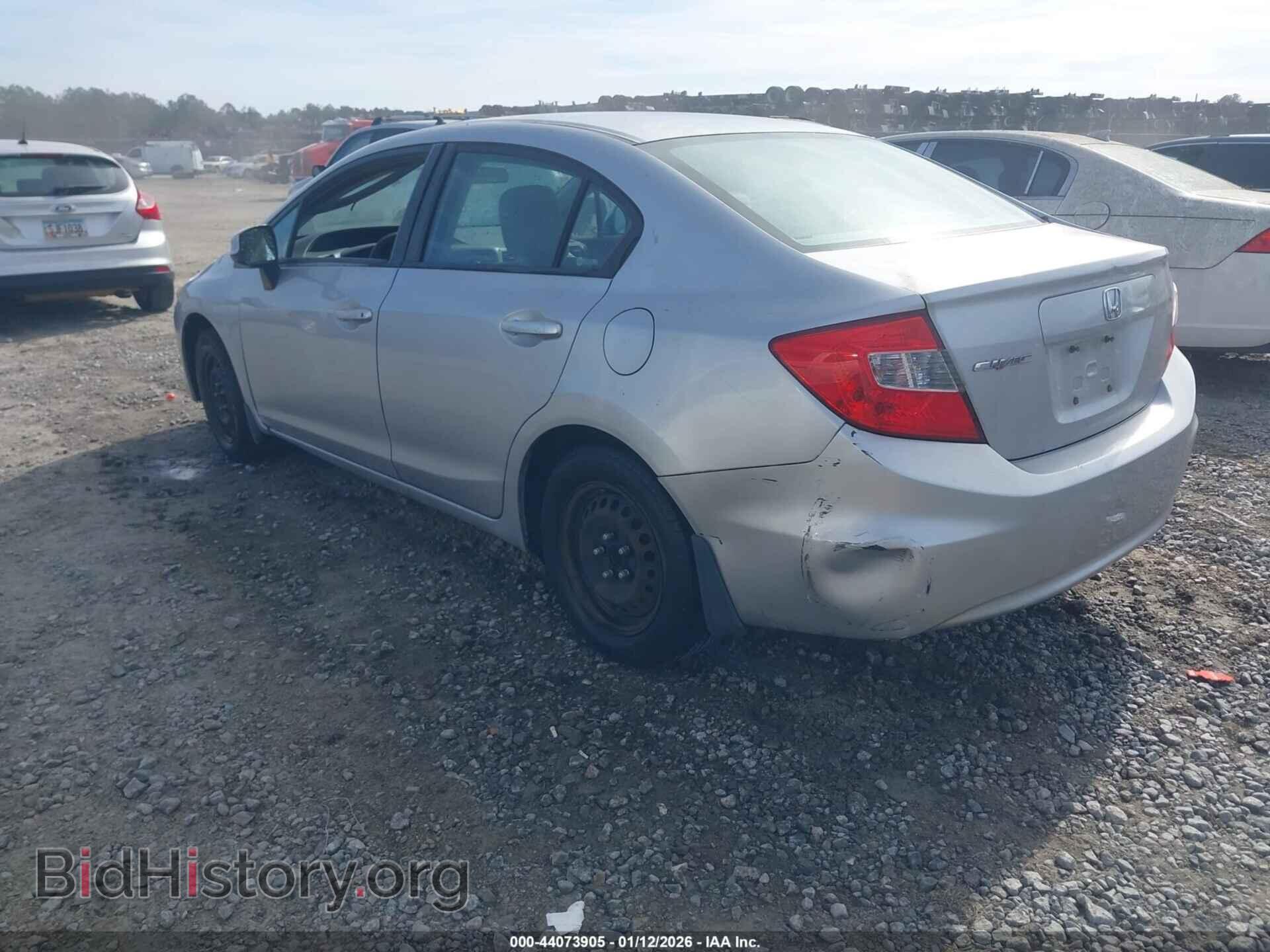 2012 HONDA CIVIC - VIN: 19XFB2F53CE036697 - Фото 3