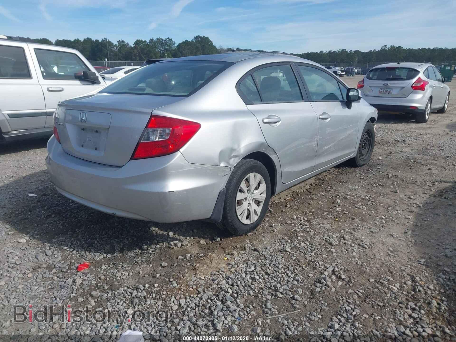 2012 HONDA CIVIC - VIN: 19XFB2F53CE036697 - Фото 4