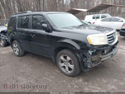 2013 Honda PILOT EX-L, black — VIN 5FNYF4H71DB061438, IAAI