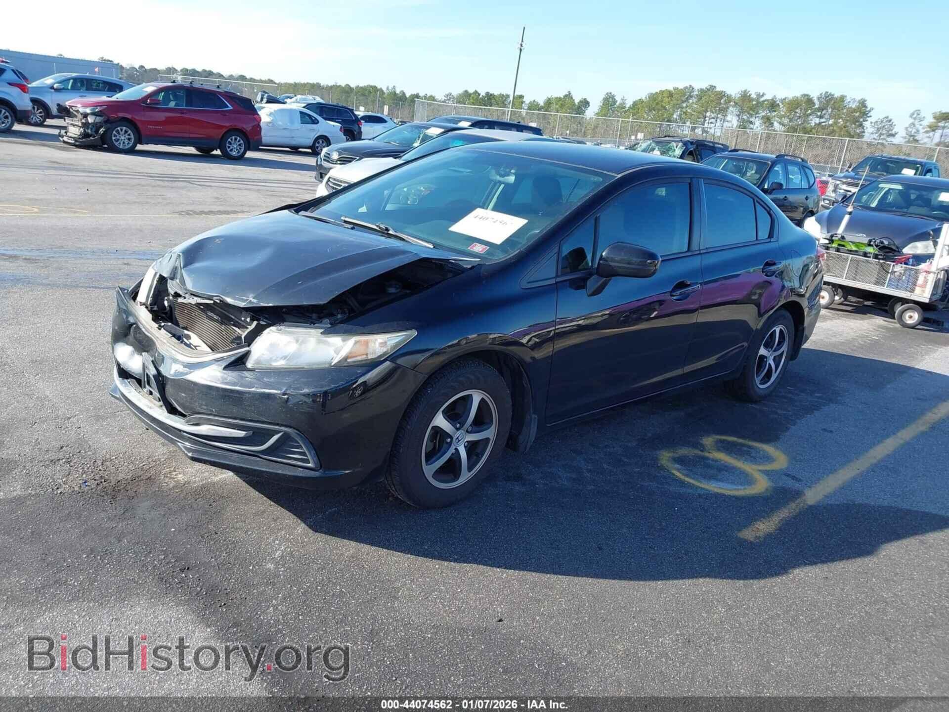 2015 HONDA CIVIC - VIN: 19XFB2F73FE112926 - Фото 2