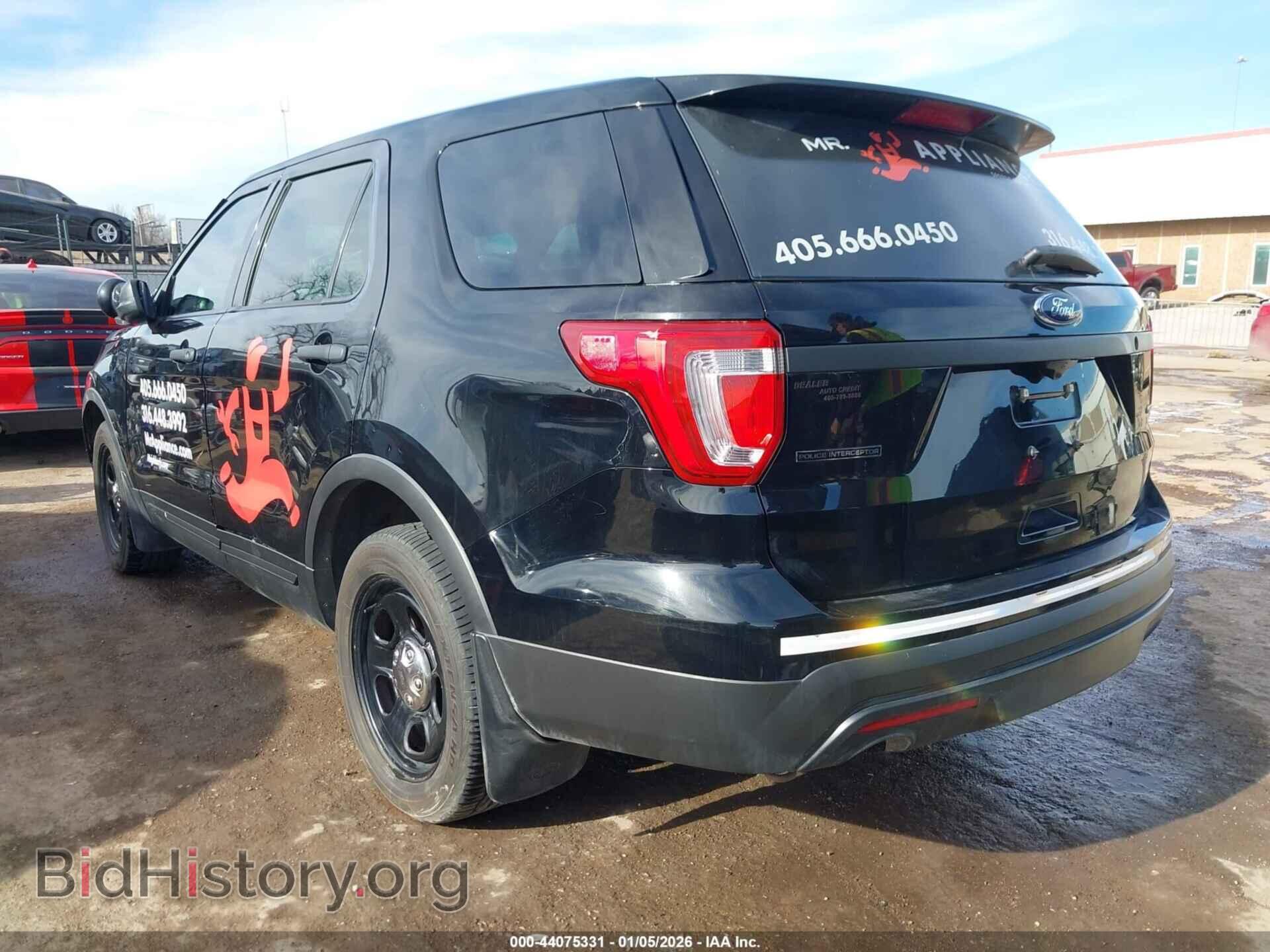 2016 FORD UTILITY POLICE INTERCEPTOR - VIN: 1FM5K8AR0GGD17401 - Фото 3